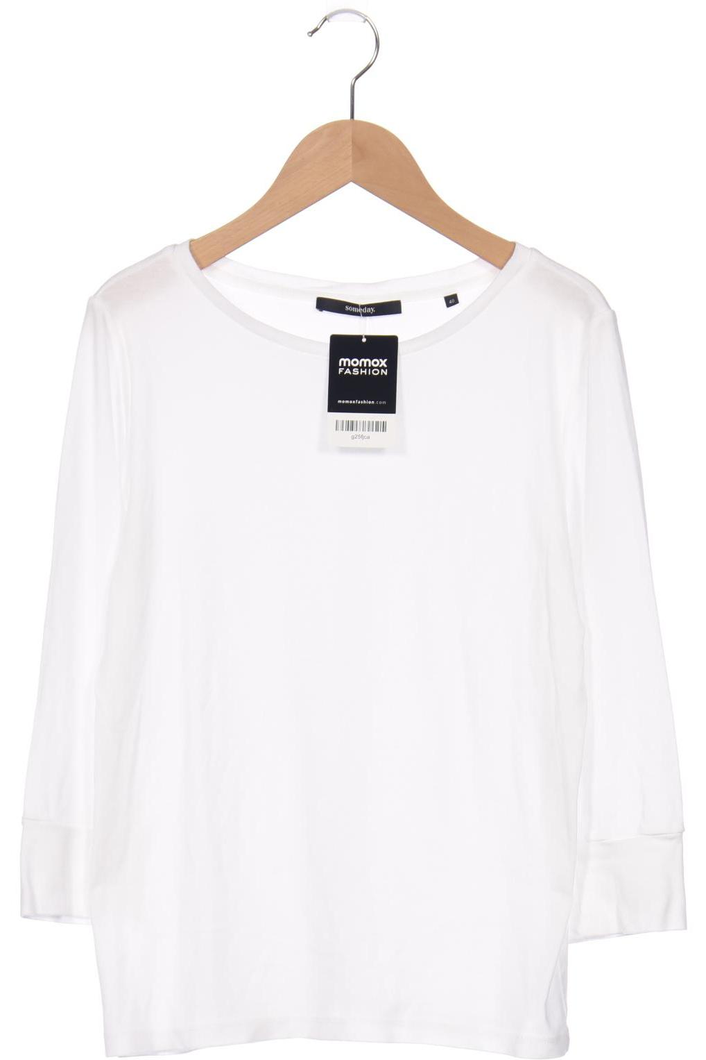 

someday. Damen Langarmshirt, weiß