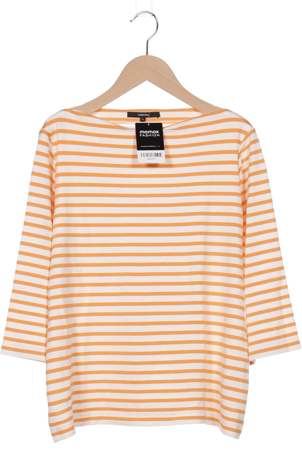 

someday. Damen Langarmshirt, orange, Gr. 40