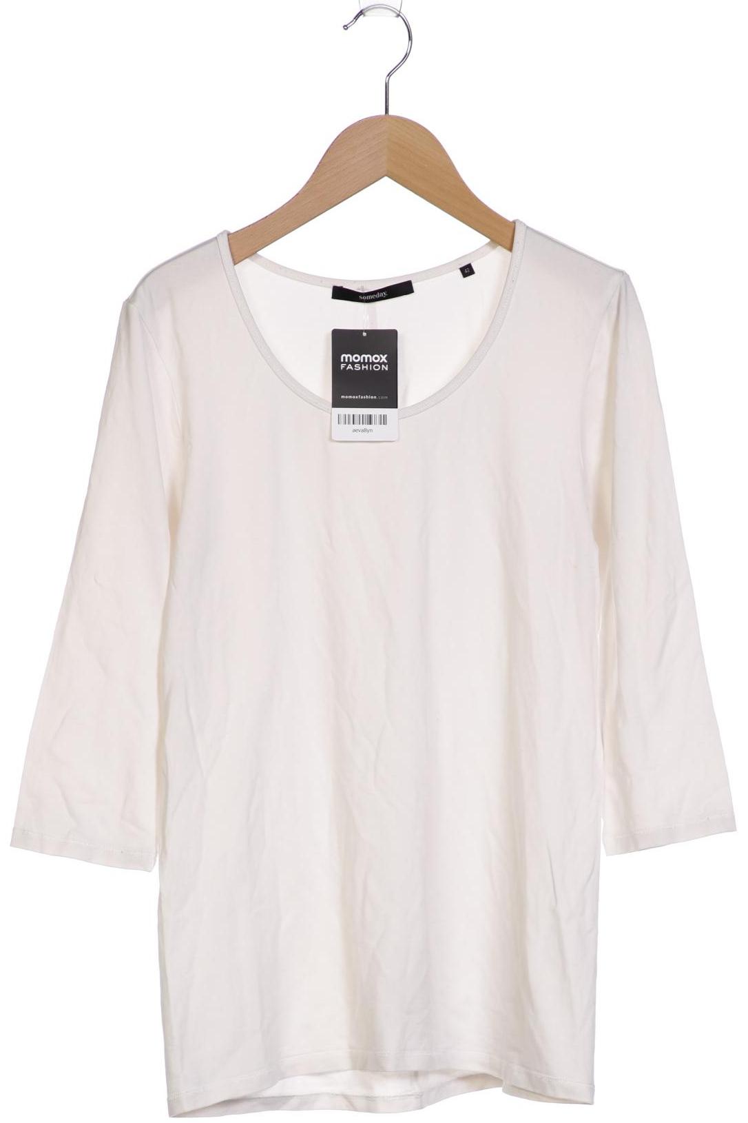 

someday. Damen Langarmshirt, weiß