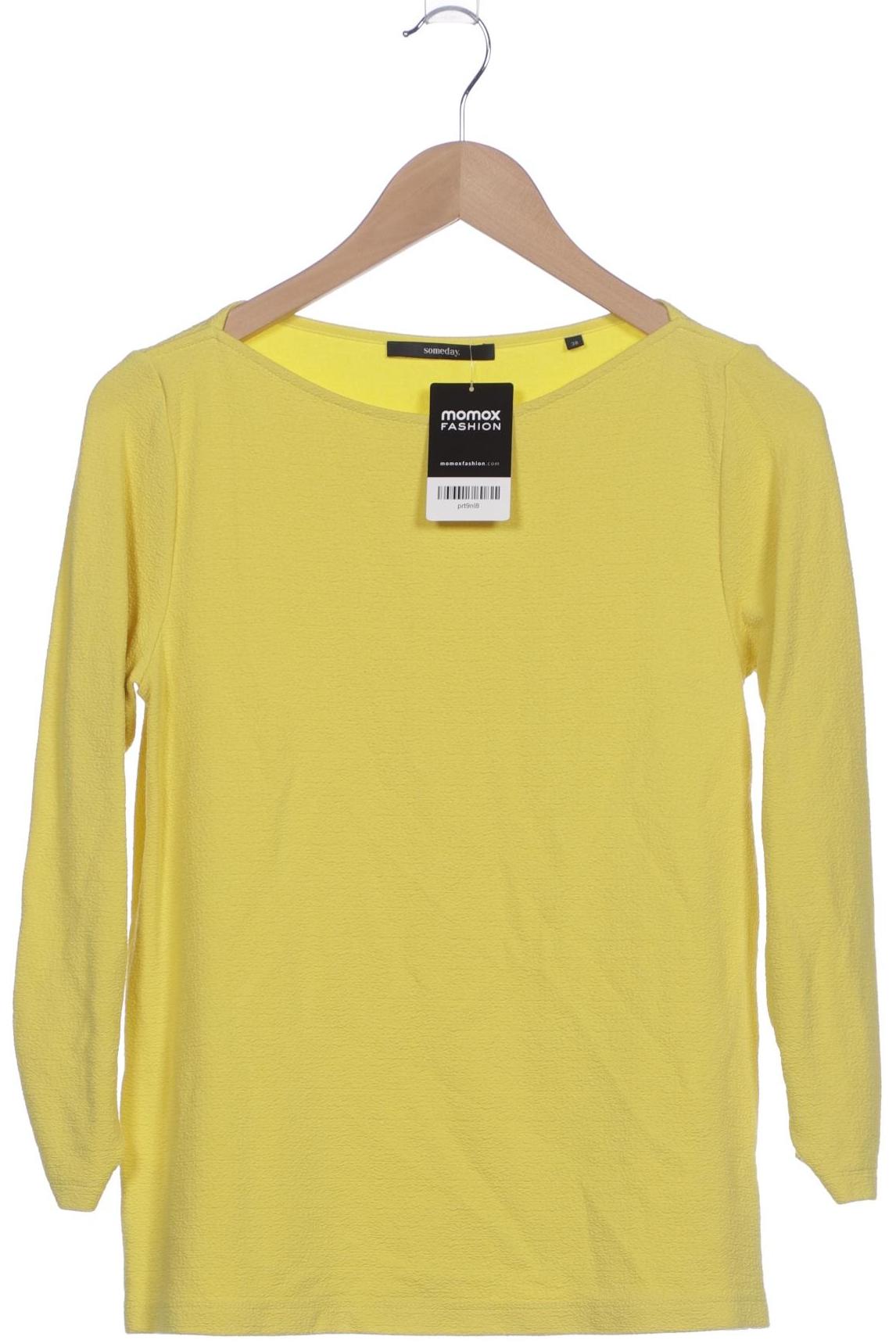 

someday. Damen Langarmshirt, gelb, Gr. 38