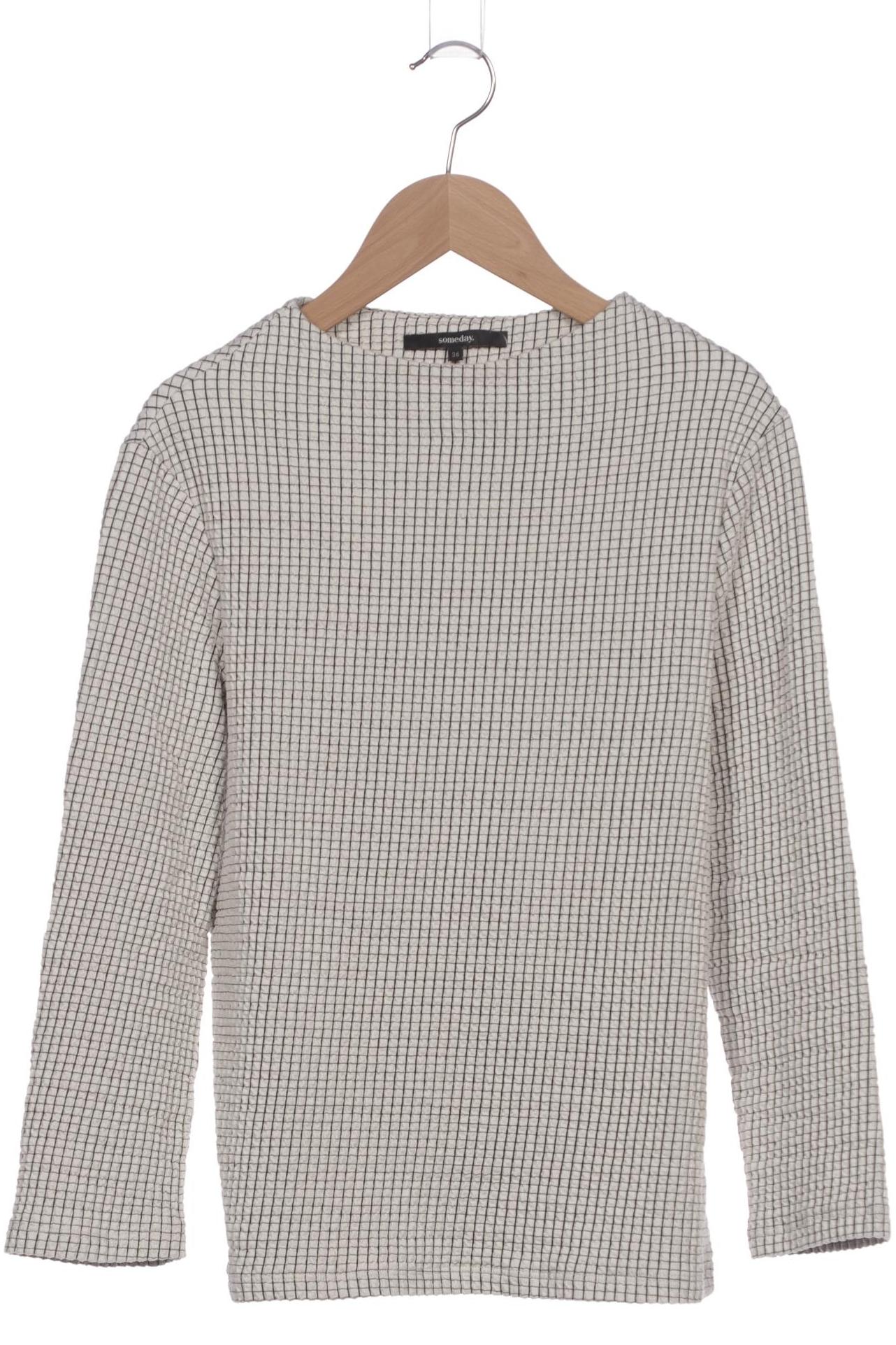 

someday. Damen Langarmshirt, weiß, Gr. 36