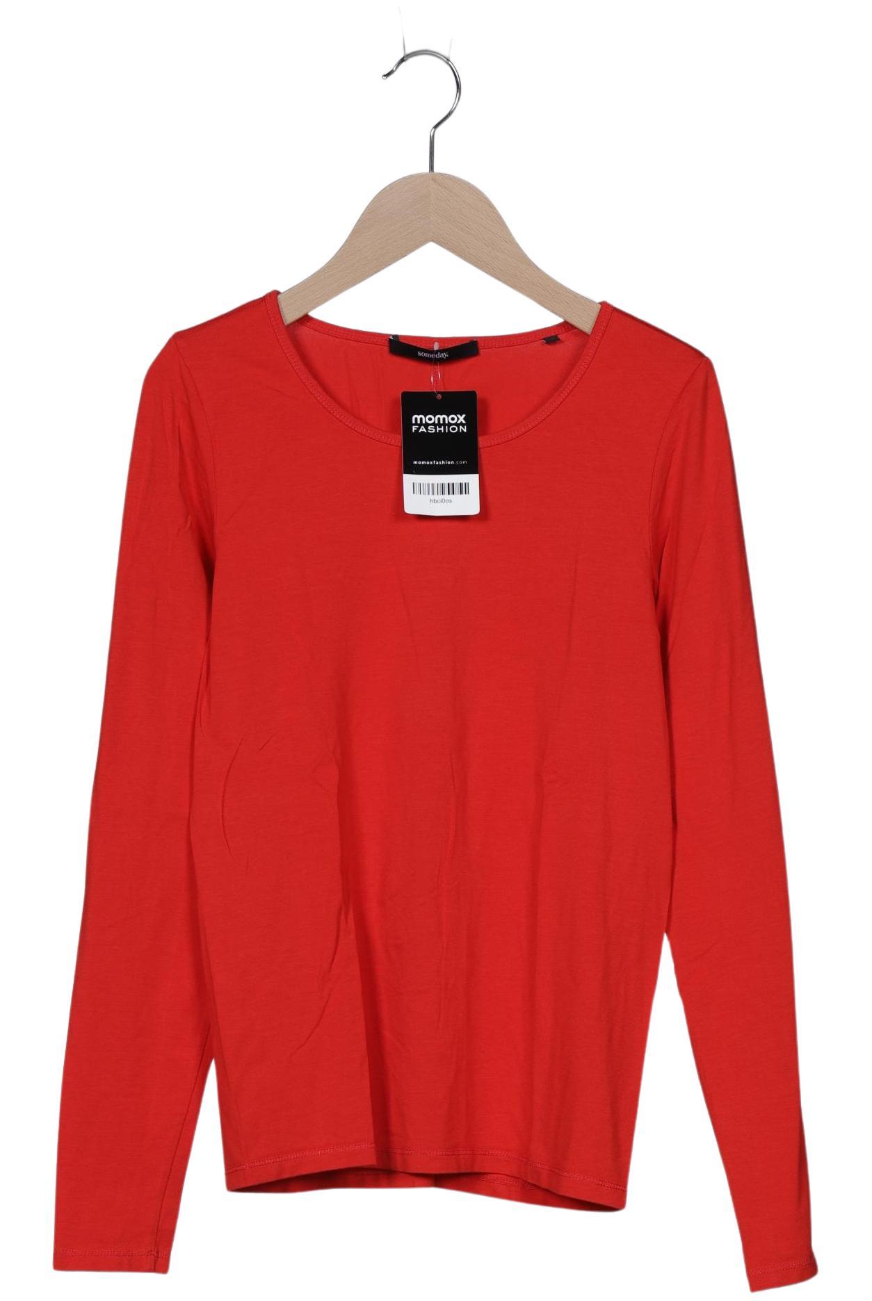

someday. Damen Langarmshirt, rot, Gr. 36