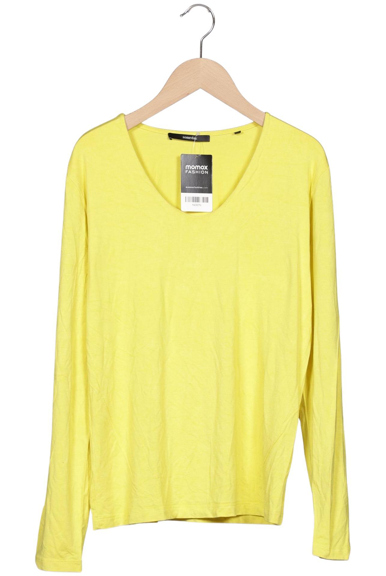 

someday. Damen Langarmshirt, gelb, Gr. 40