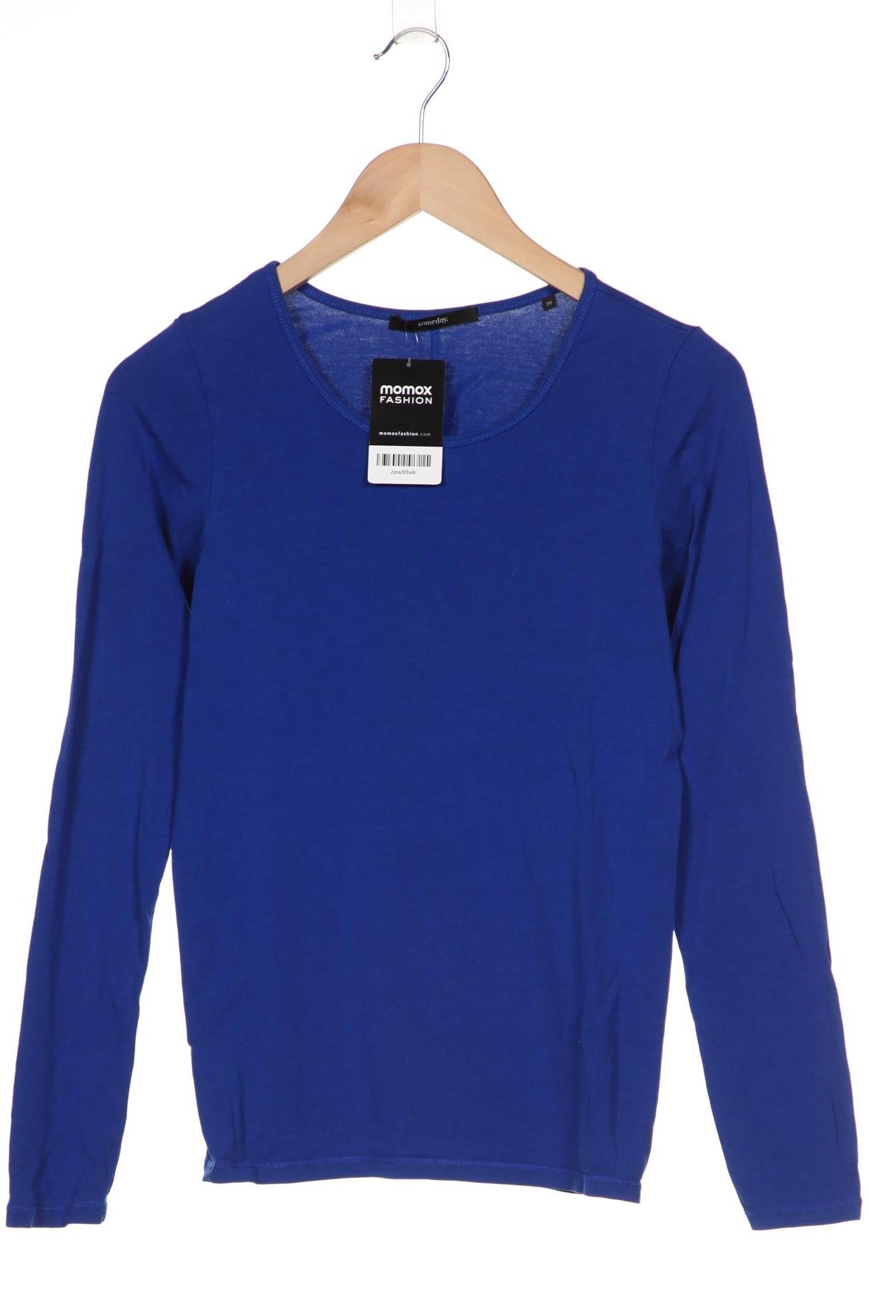 

someday. Damen Langarmshirt, blau, Gr. 38