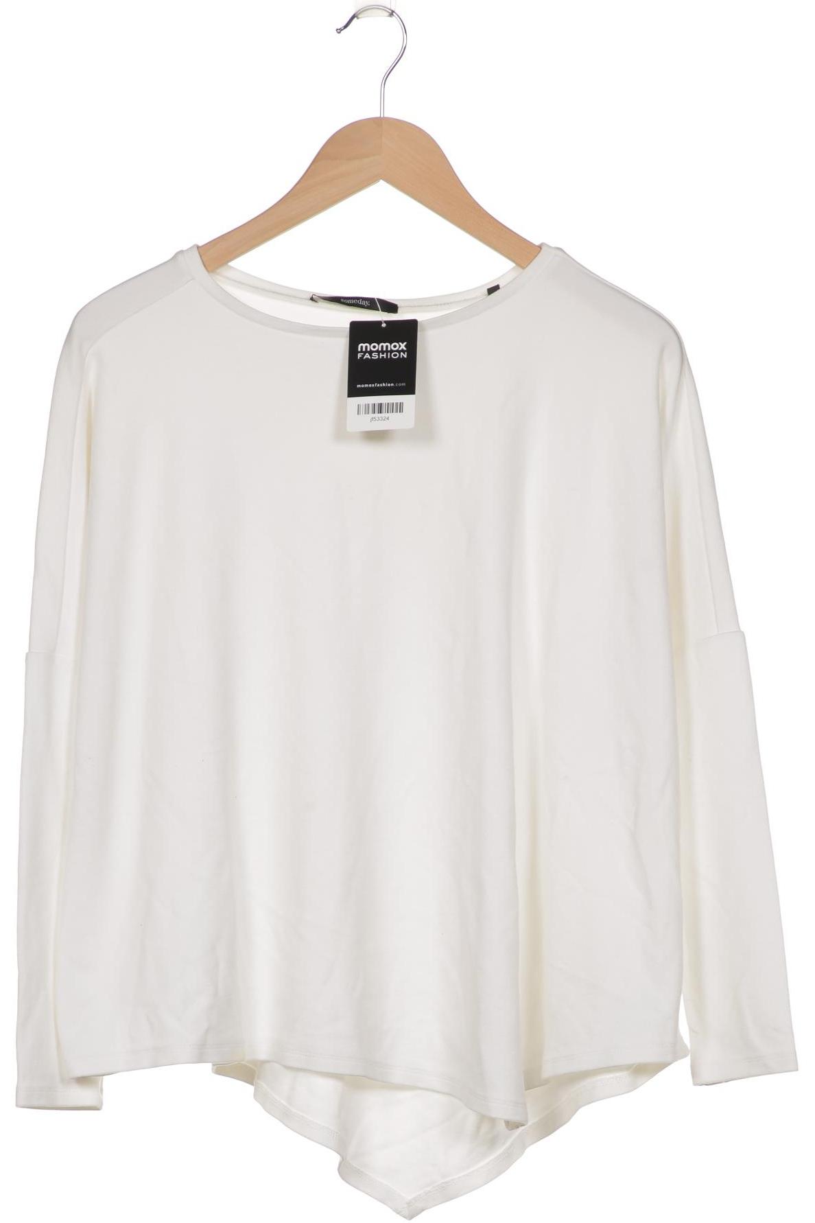 

someday. Damen Langarmshirt, weiß