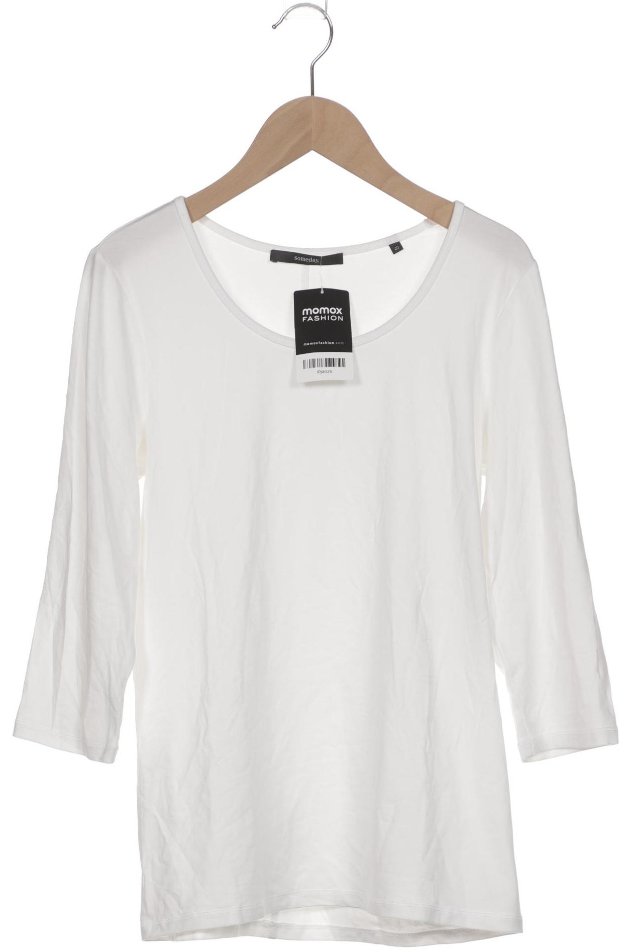 

someday. Damen Langarmshirt, weiß, Gr. 40