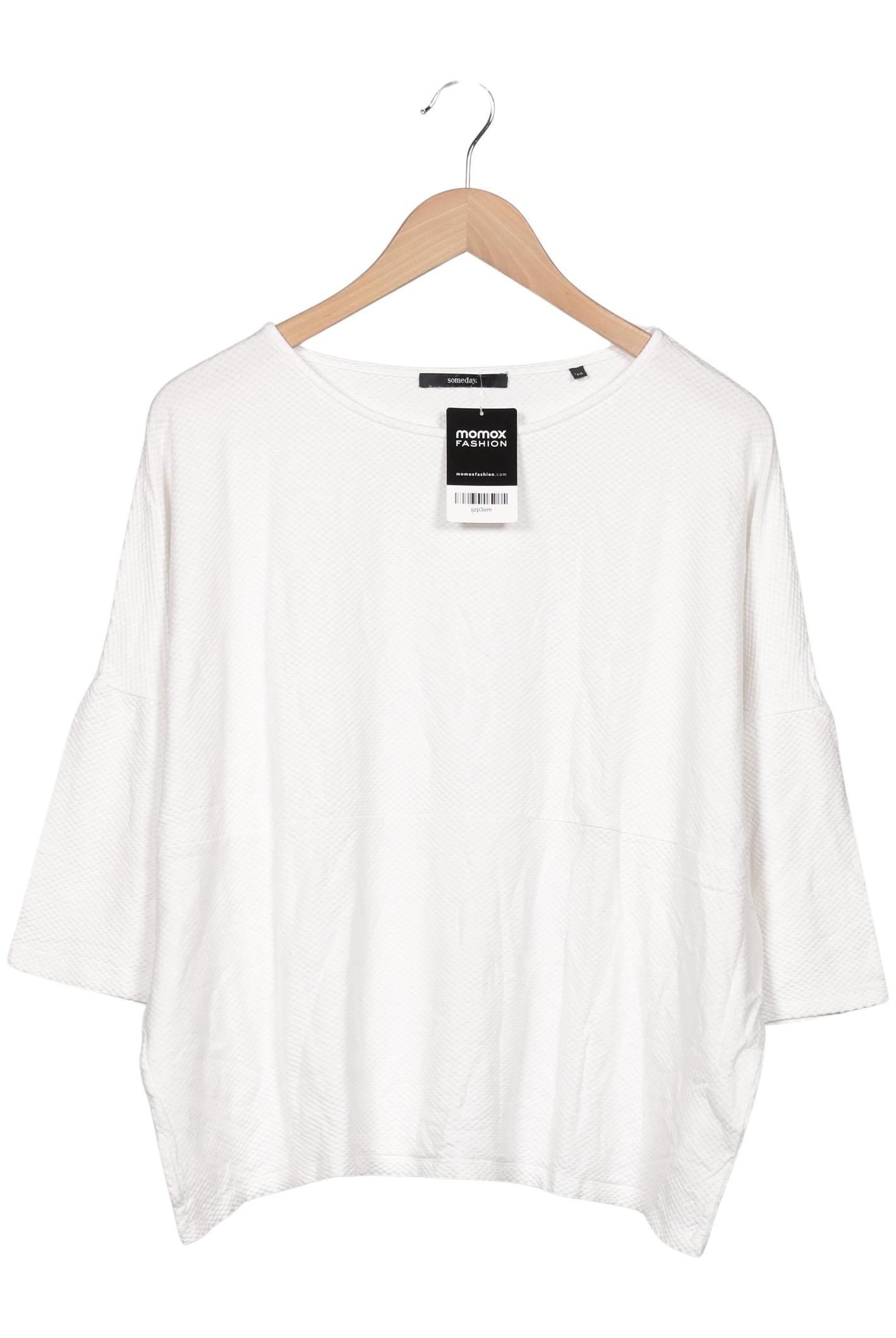 

someday. Damen Langarmshirt, weiß, Gr. 40