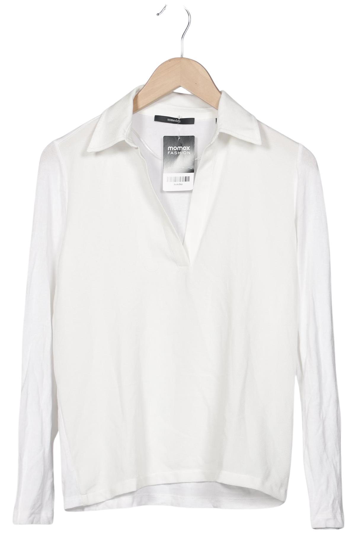 

someday. Damen Langarmshirt, weiß, Gr. 36