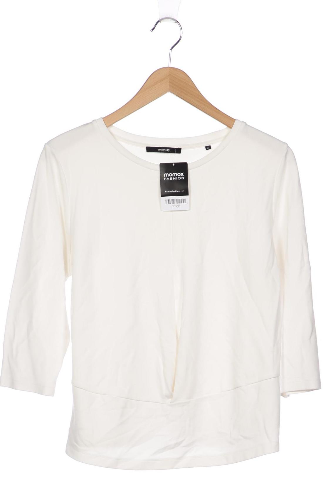 

someday. Damen Langarmshirt, weiß