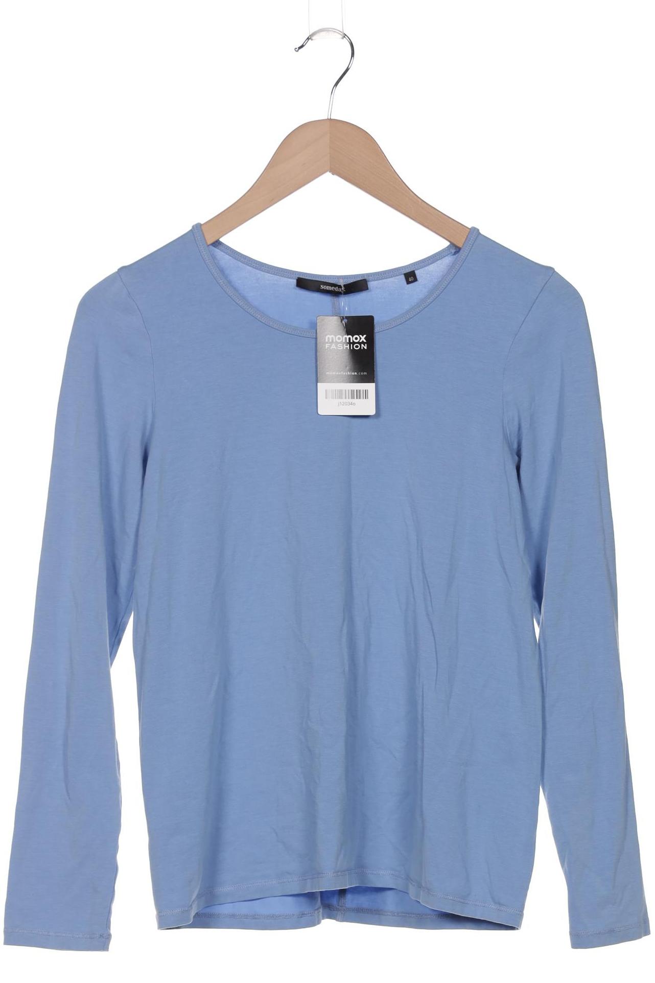 

someday. Damen Langarmshirt, blau, Gr. 40