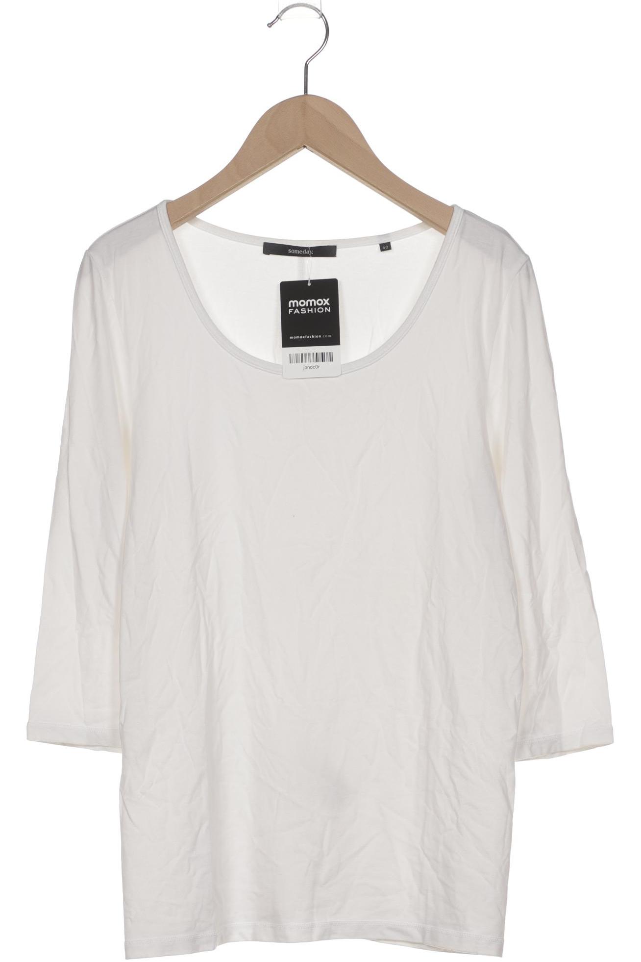 

someday. Damen Langarmshirt, weiß, Gr. 40
