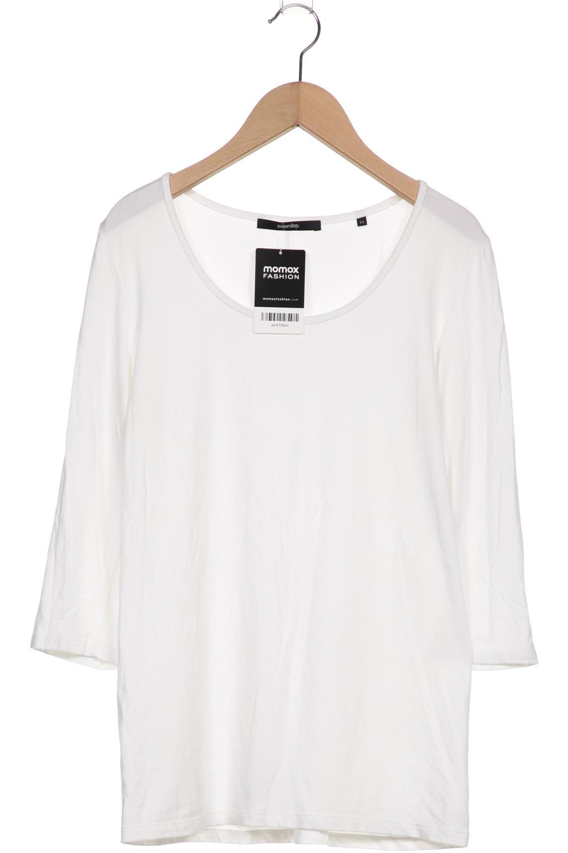 

someday. Damen Langarmshirt, weiß, Gr. 40