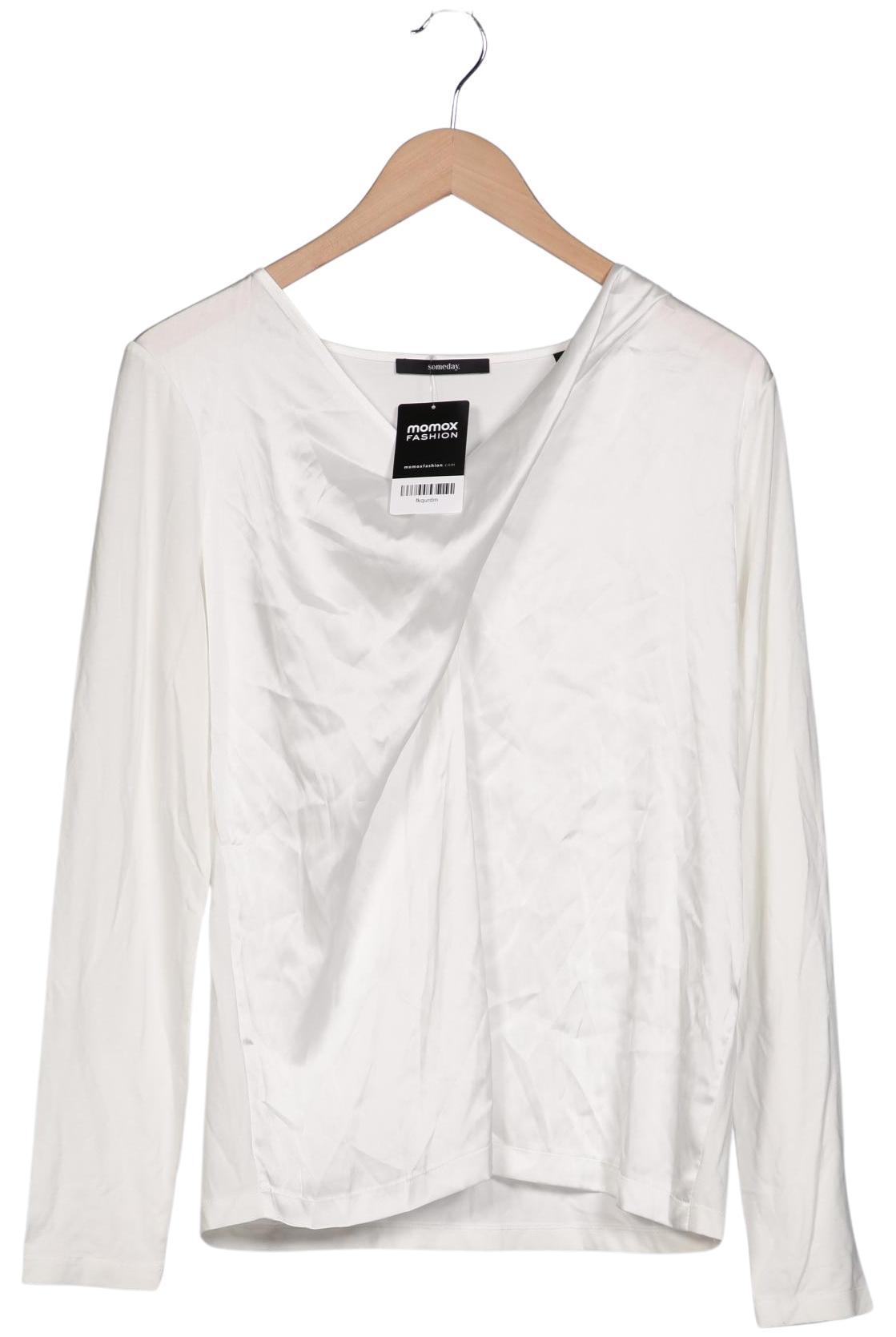 

someday. Damen Langarmshirt, weiß, Gr. 40