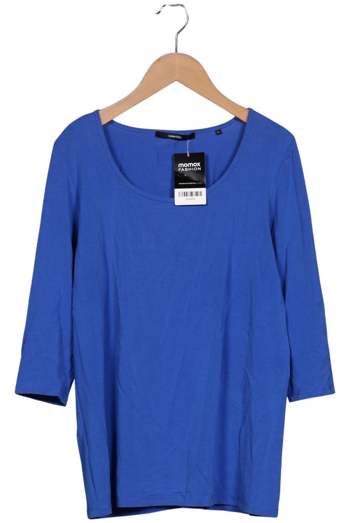 

someday. Damen Langarmshirt, blau, Gr. 42