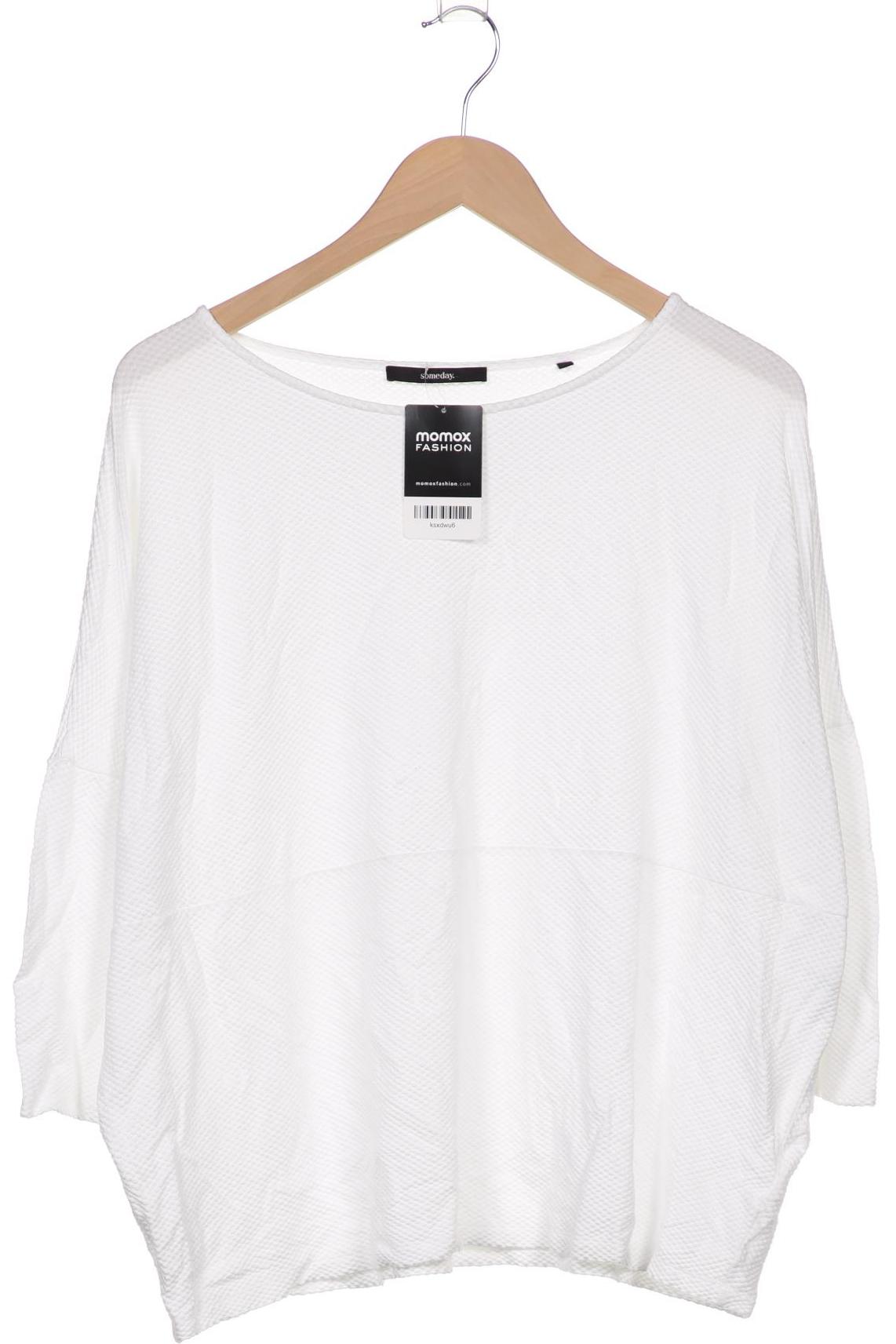 

someday. Damen Langarmshirt, weiß