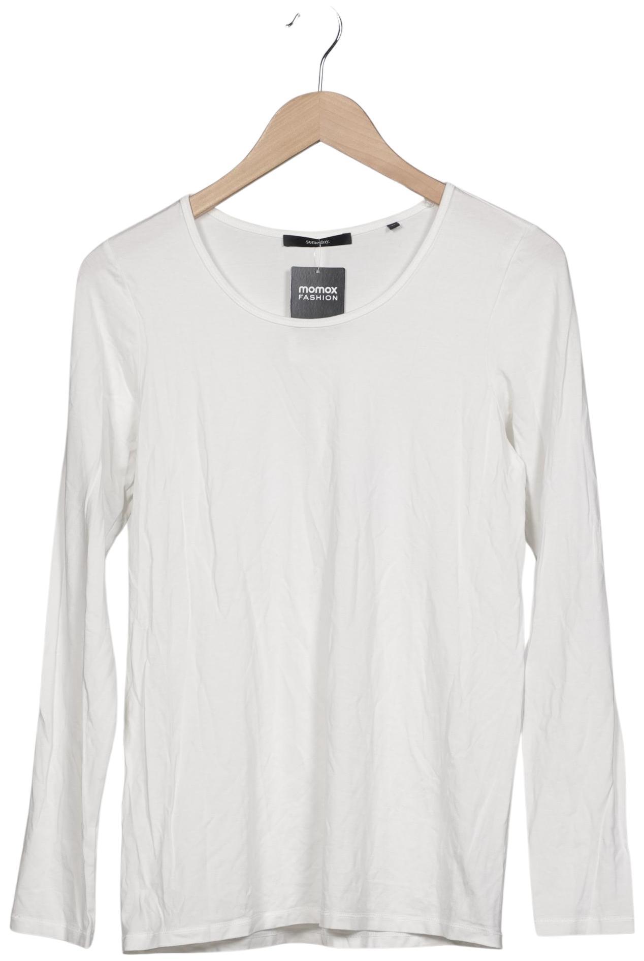 

someday. Damen Langarmshirt, weiß, Gr. 42
