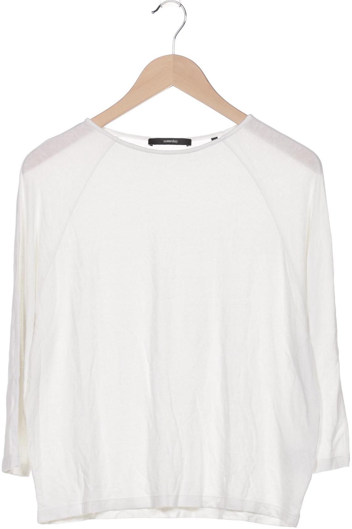 

someday. Damen Langarmshirt, weiß, Gr. 38