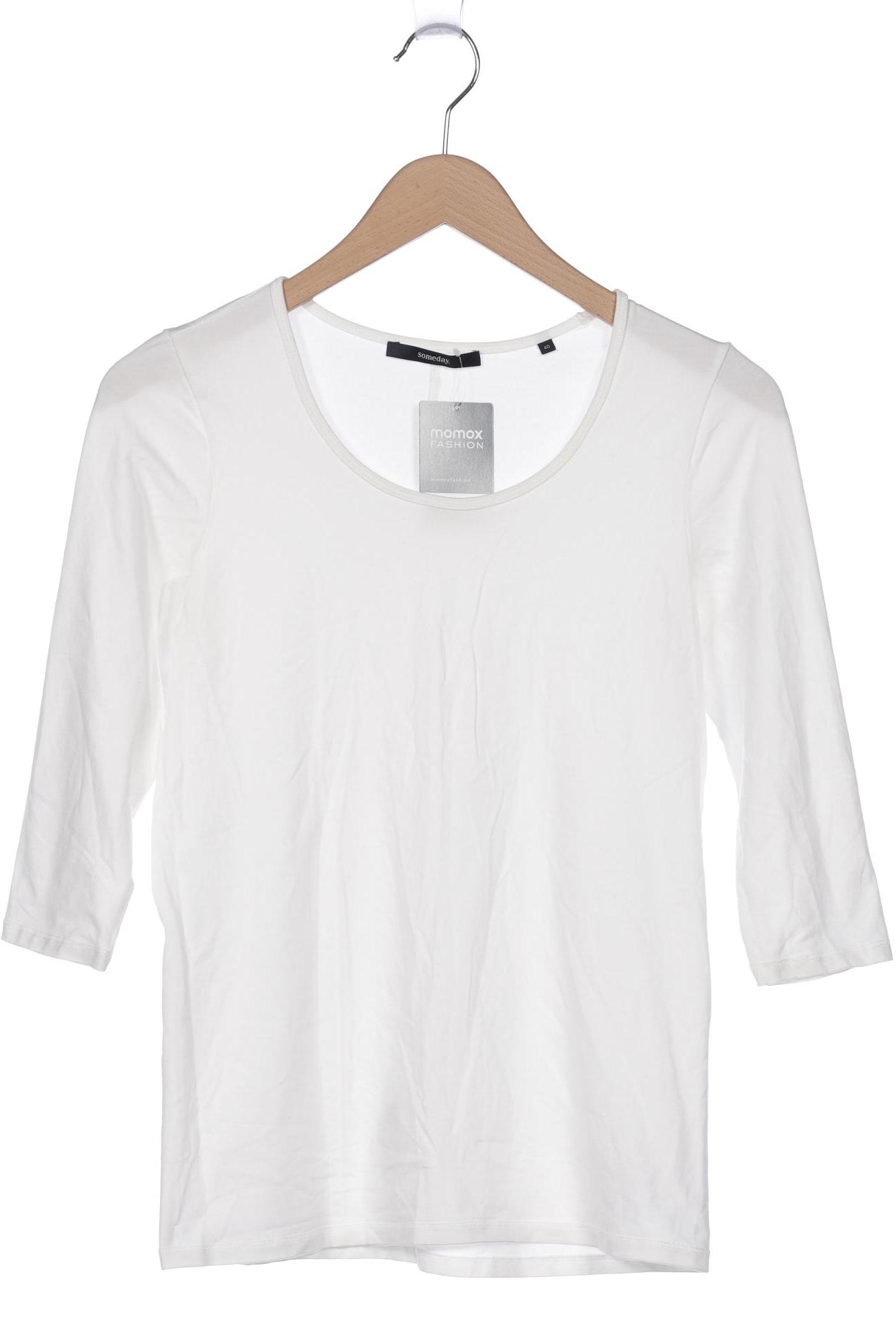 

someday. Damen Langarmshirt, weiß, Gr. 40