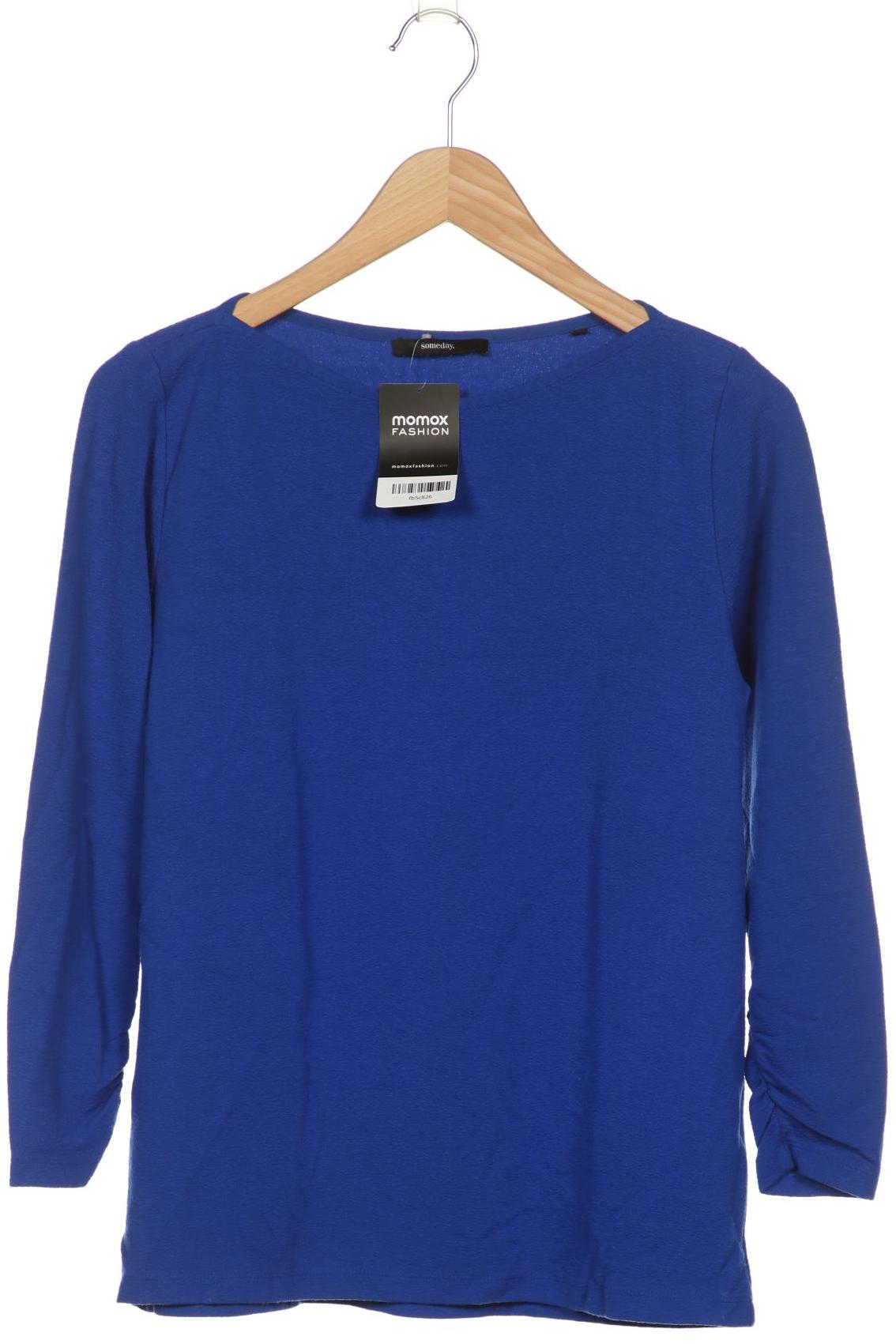 

someday. Damen Langarmshirt, blau, Gr. 40