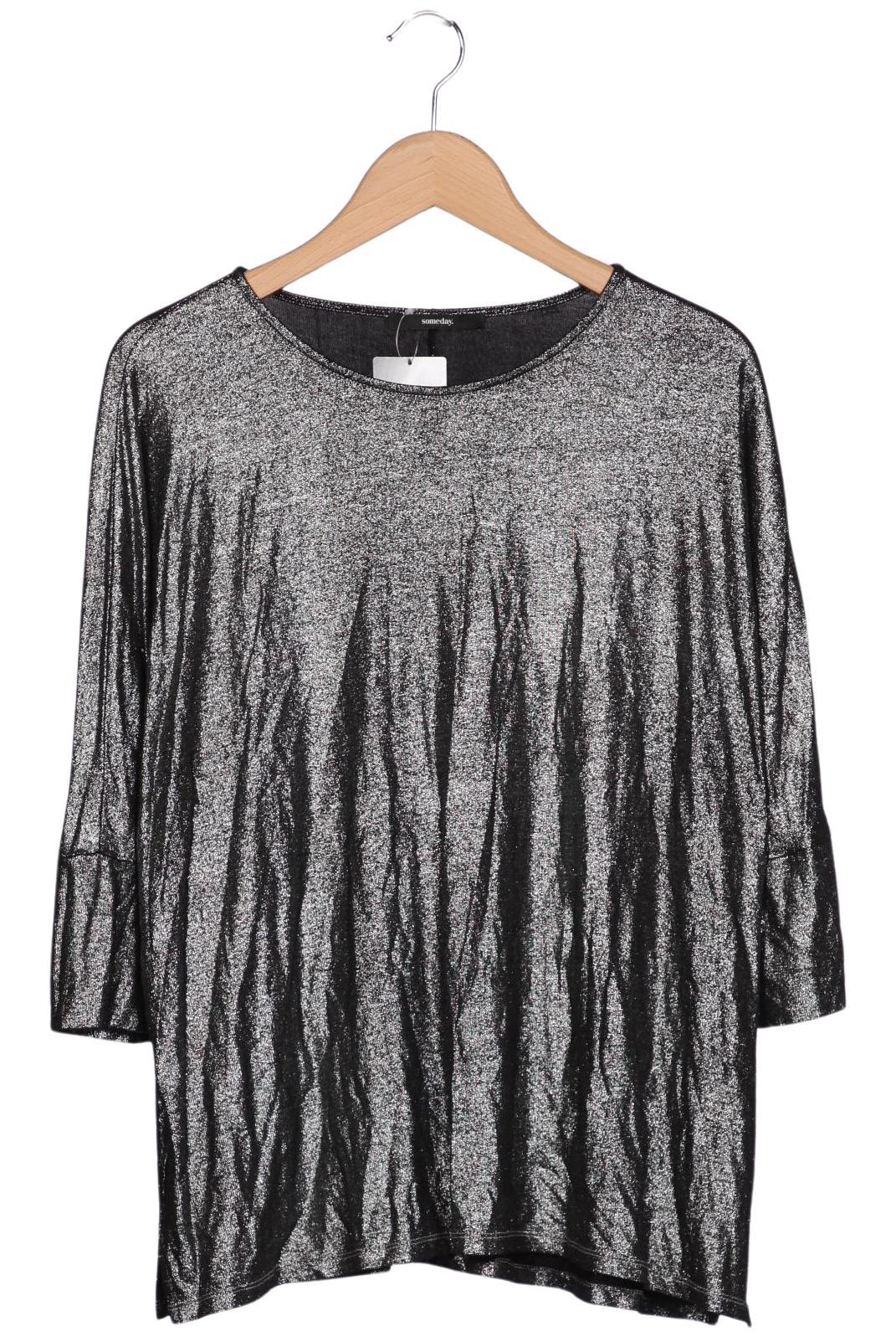 

someday. Damen Langarmshirt, silber, Gr. 40