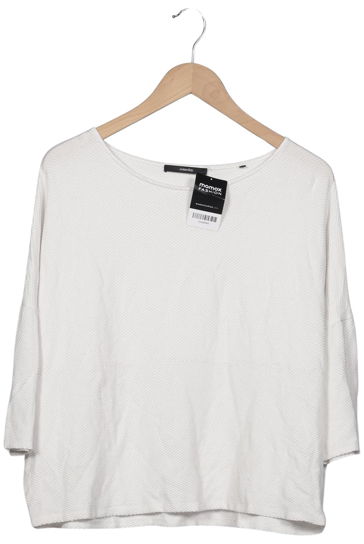 

someday. Damen Langarmshirt, weiß, Gr. 40