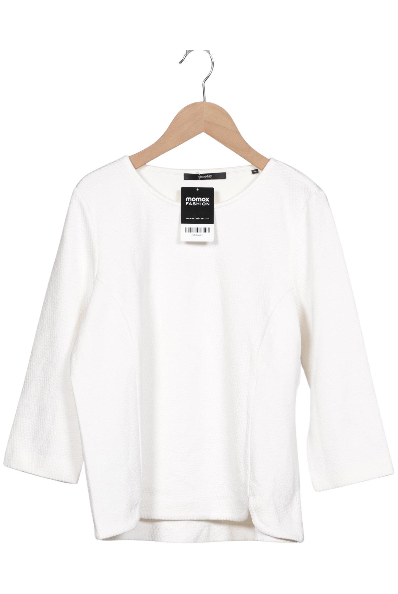 

someday. Damen Langarmshirt, weiß, Gr. 38