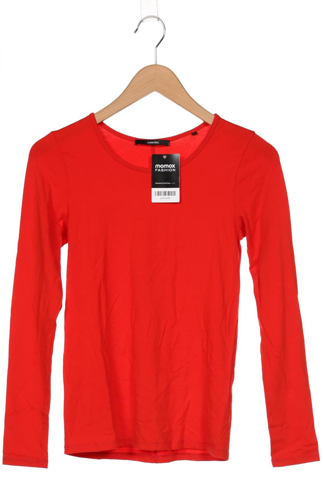 

someday. Damen Langarmshirt, rot