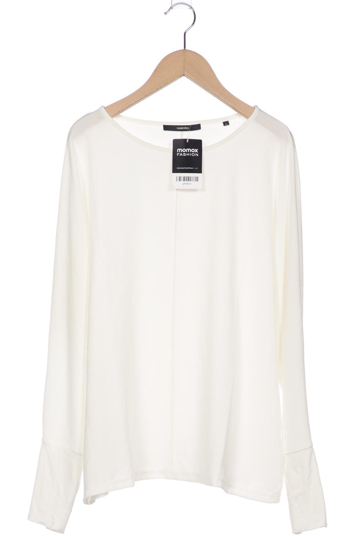 

someday. Damen Langarmshirt, weiß, Gr. 42