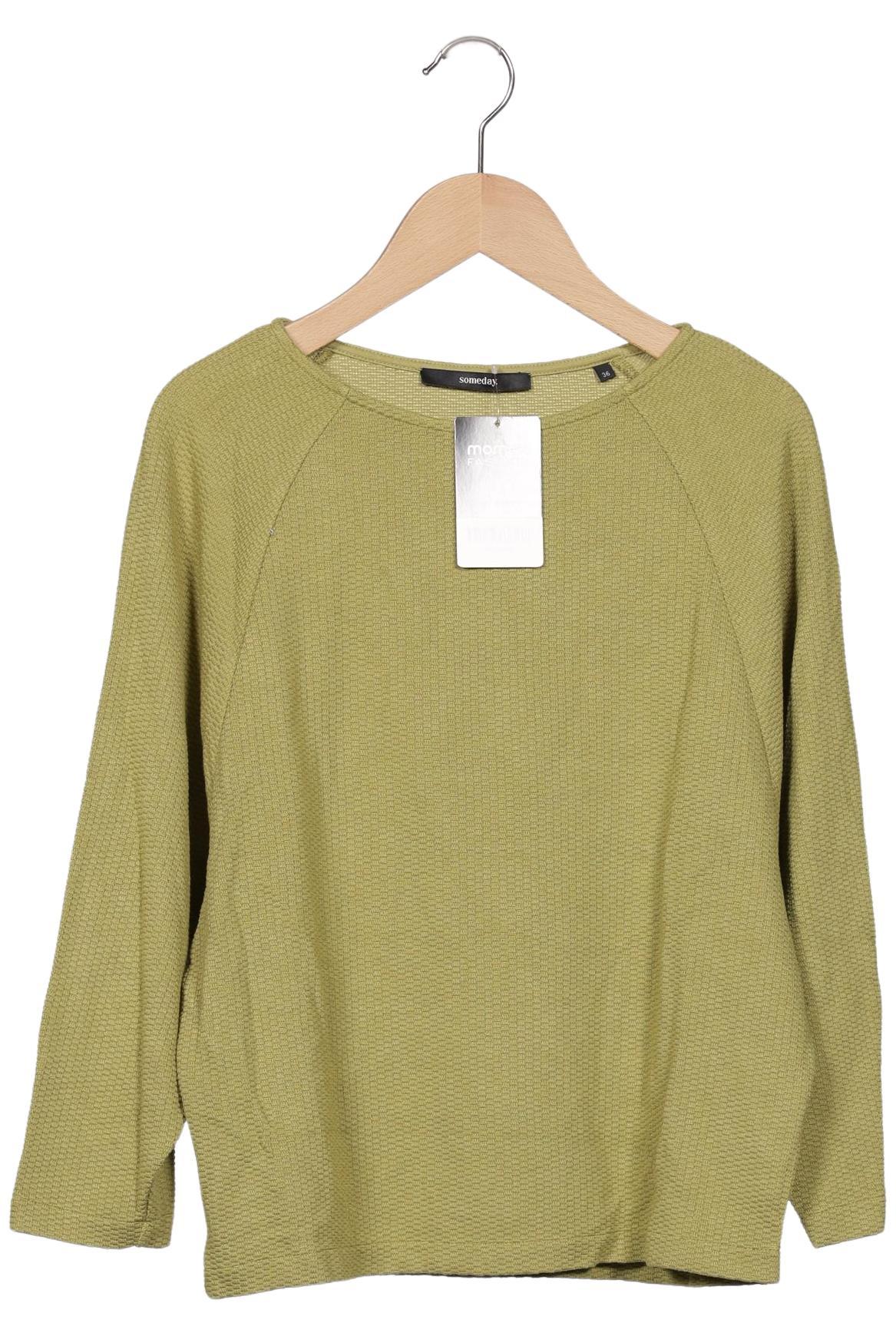 

someday. Damen Langarmshirt, hellgrün, Gr. 36