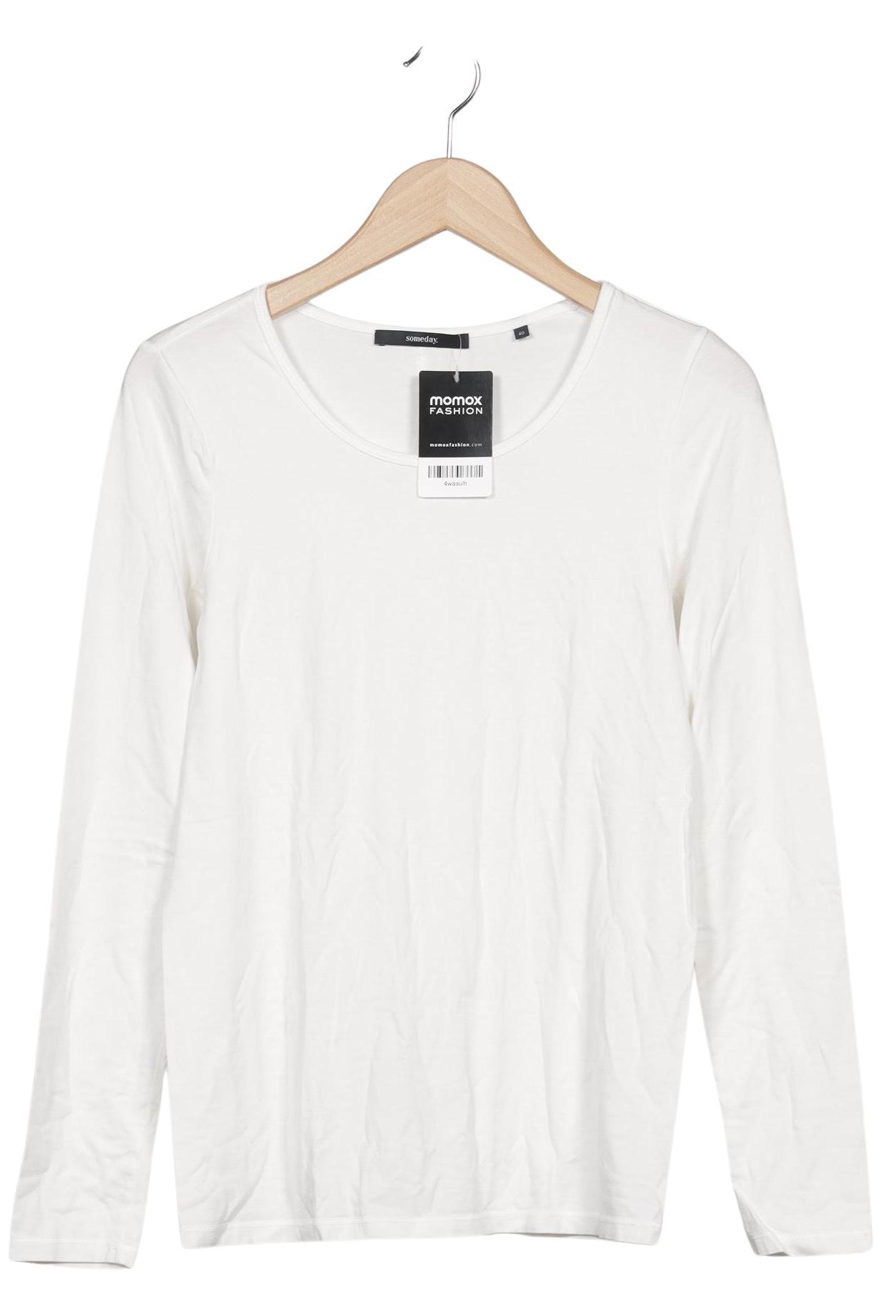

someday. Damen Langarmshirt, weiß, Gr. 40