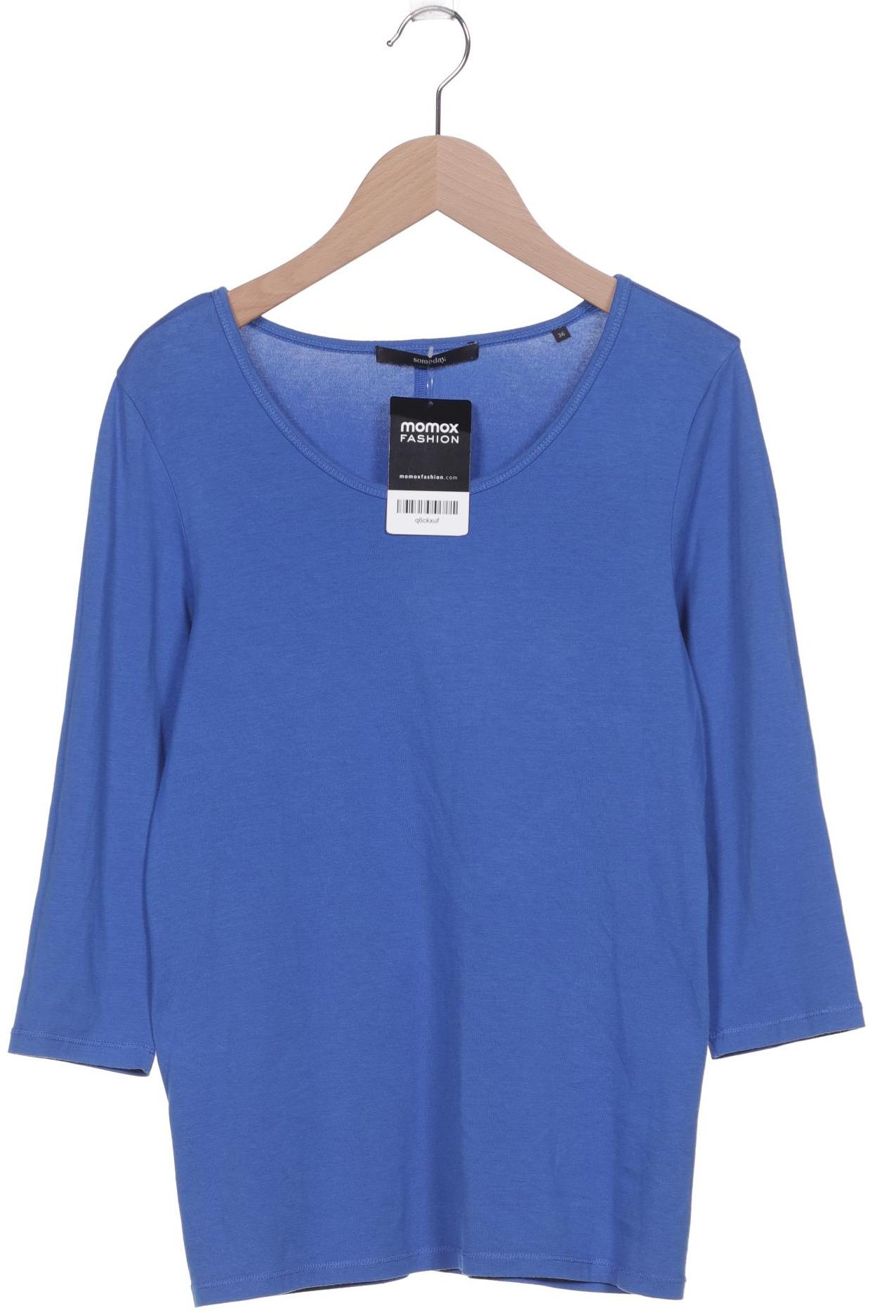 

someday. Damen Langarmshirt, blau