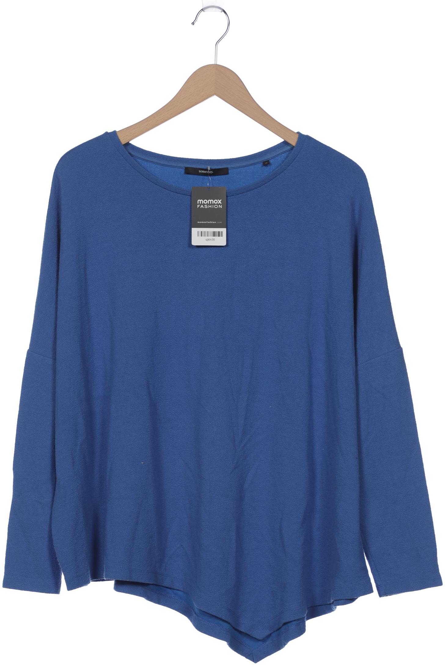 

someday. Damen Langarmshirt, blau