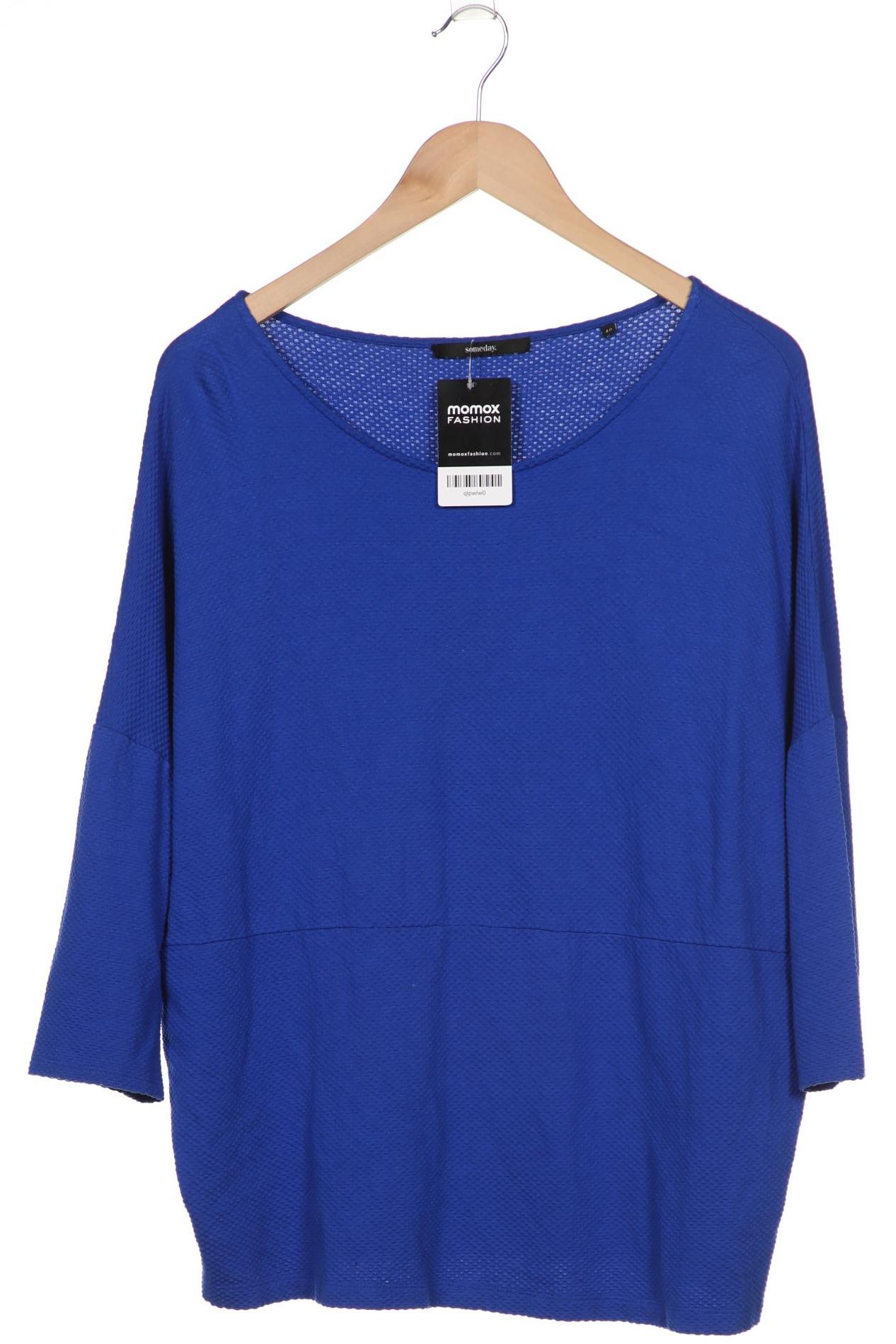 

someday. Damen Langarmshirt, blau