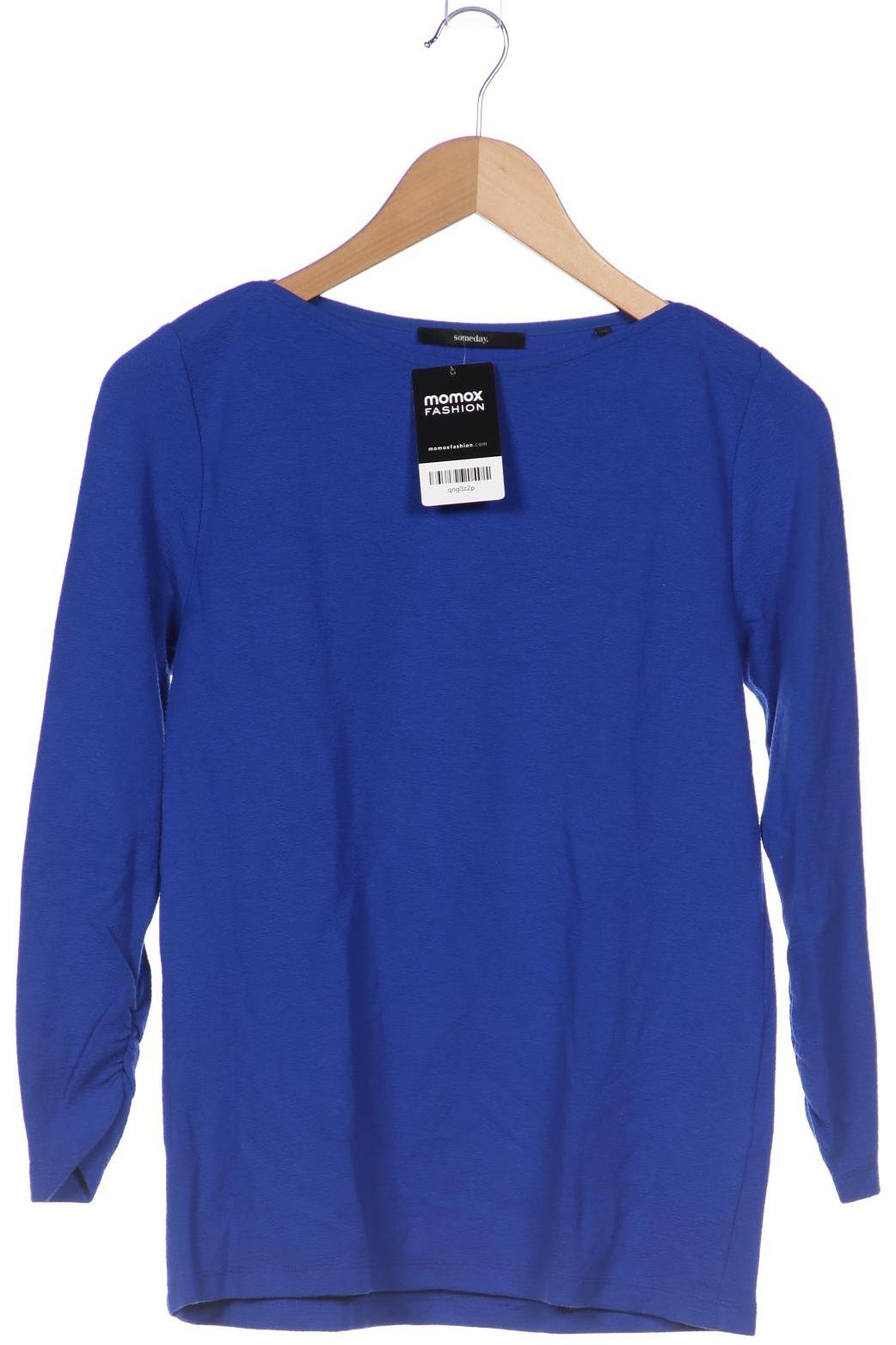 

someday. Damen Langarmshirt, blau, Gr. 38