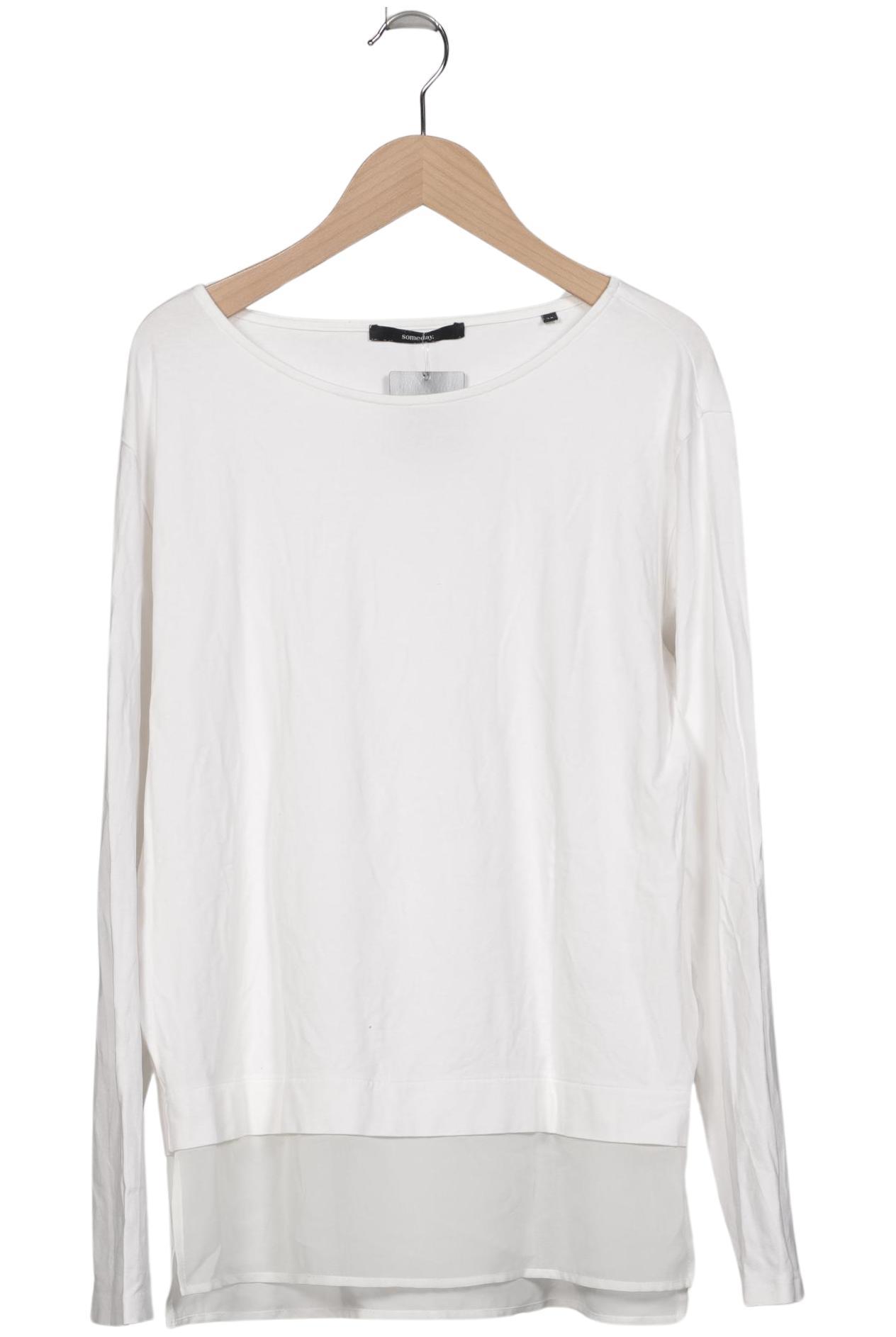 

someday. Damen Langarmshirt, weiß, Gr. 38