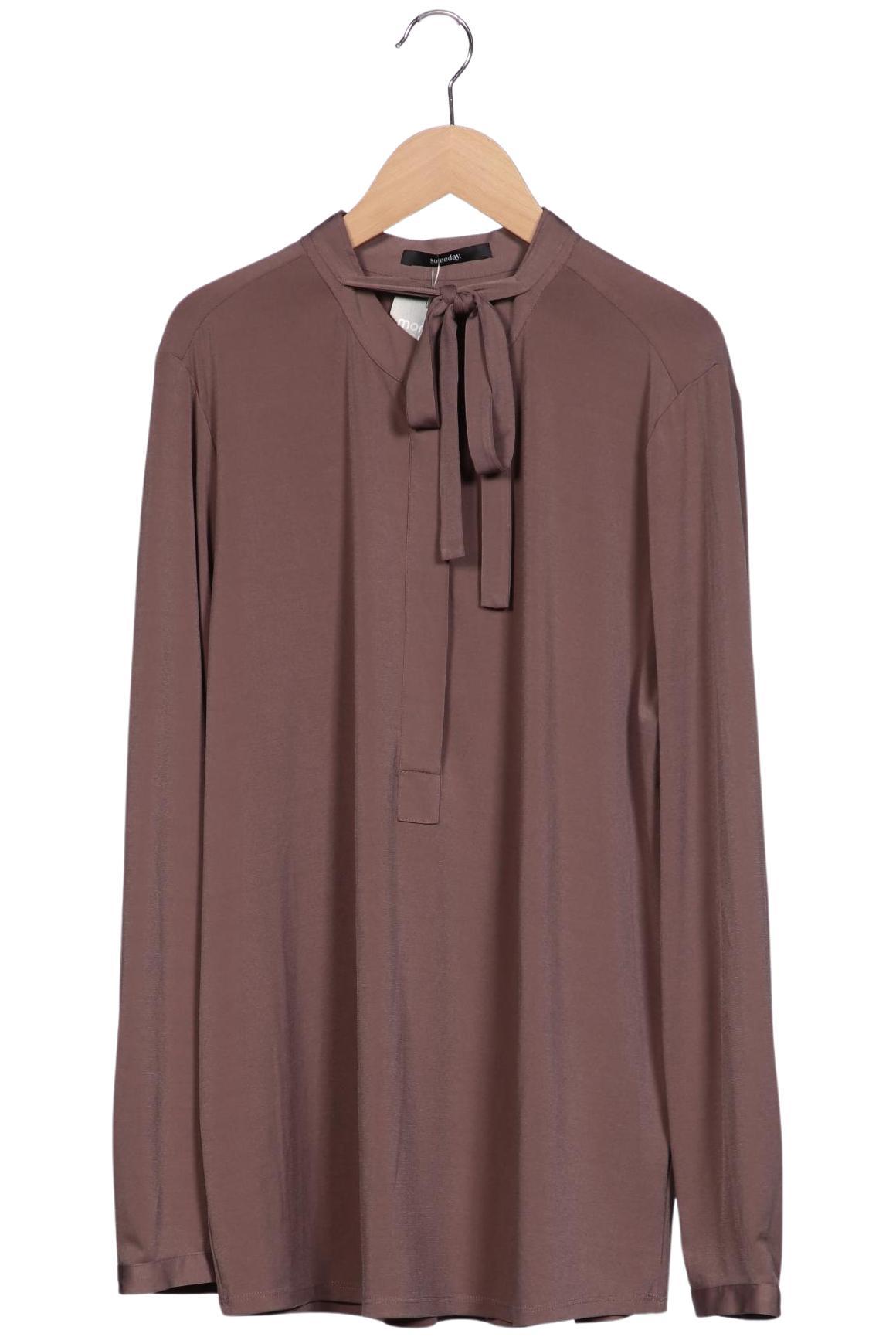 

someday. Damen Langarmshirt, braun, Gr. 42