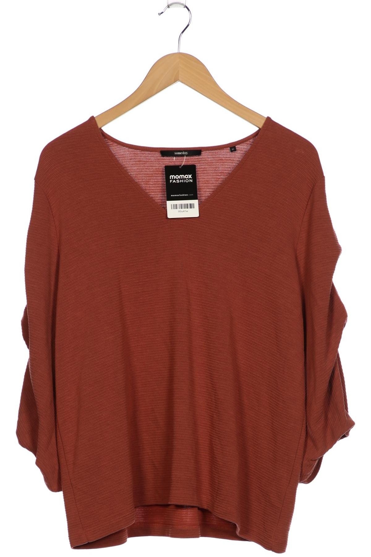 

someday. Damen Langarmshirt, braun, Gr. 42