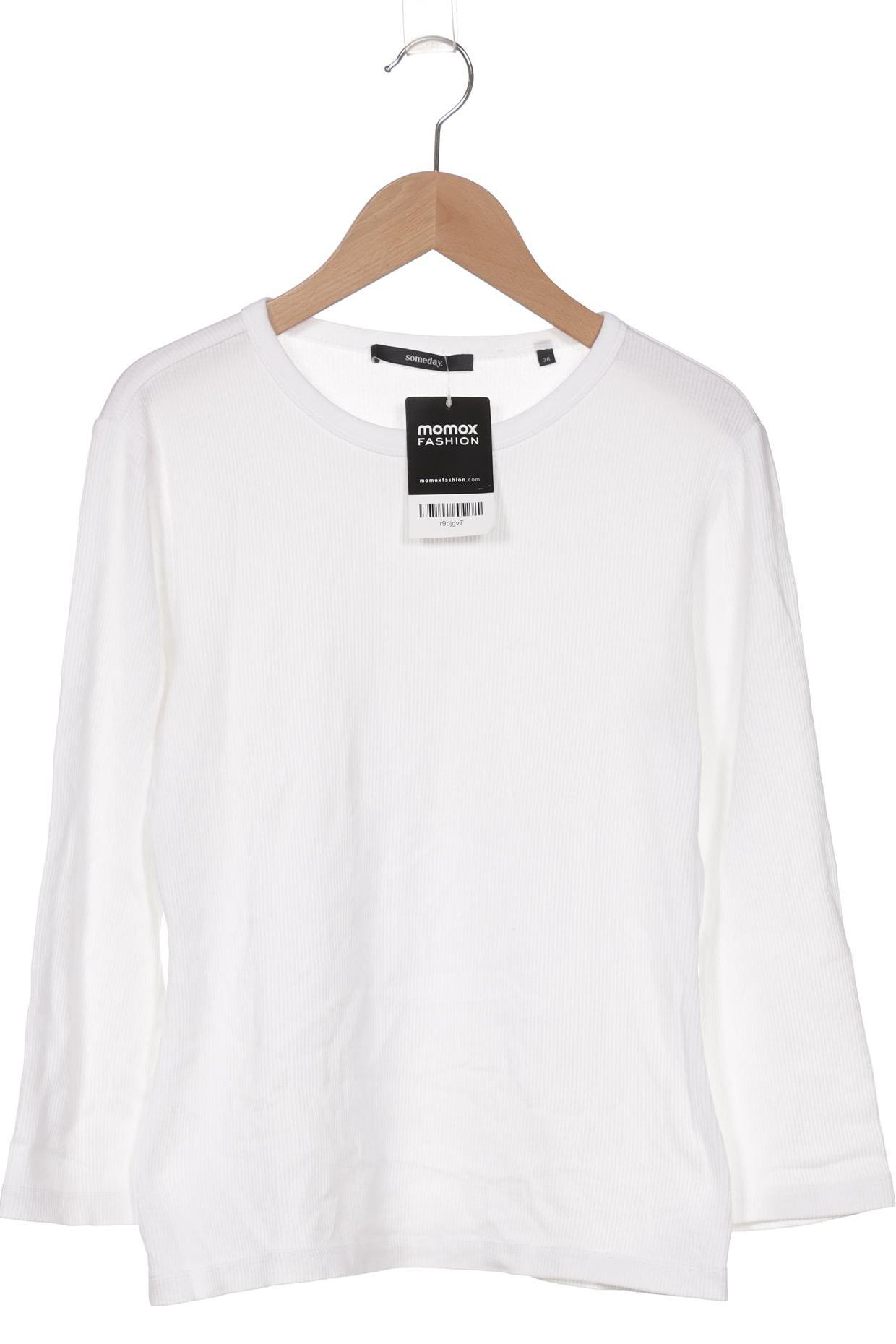 

someday. Damen Langarmshirt, weiß, Gr. 36