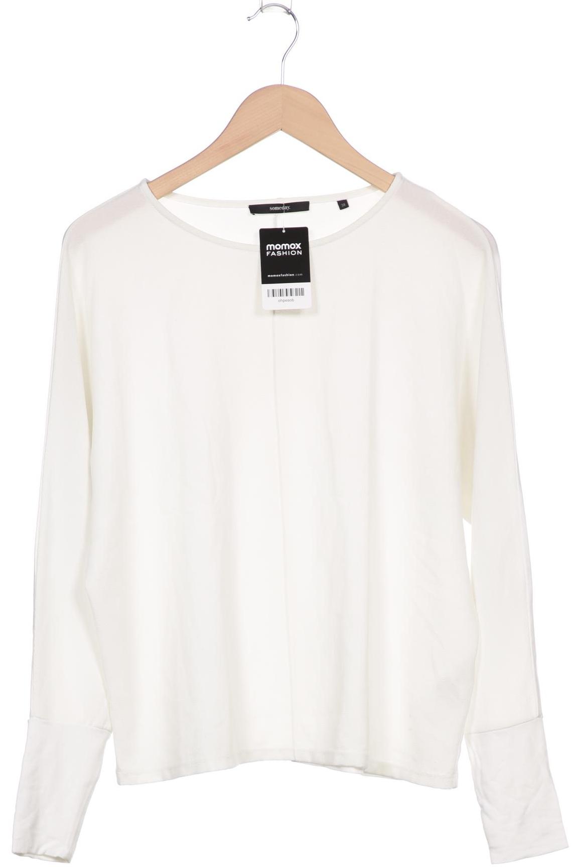

someday. Damen Langarmshirt, cremeweiß