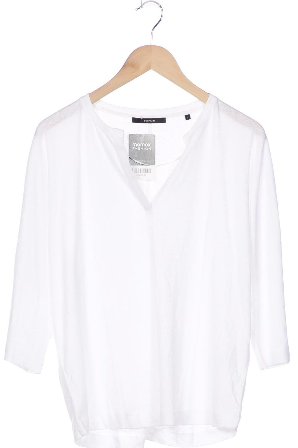 

someday. Damen Langarmshirt, weiß