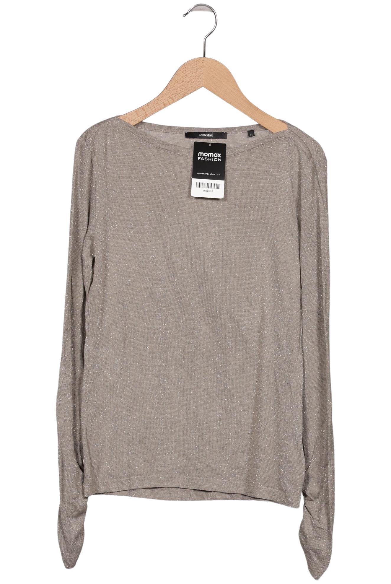 

someday. Damen Langarmshirt, grau, Gr. 36