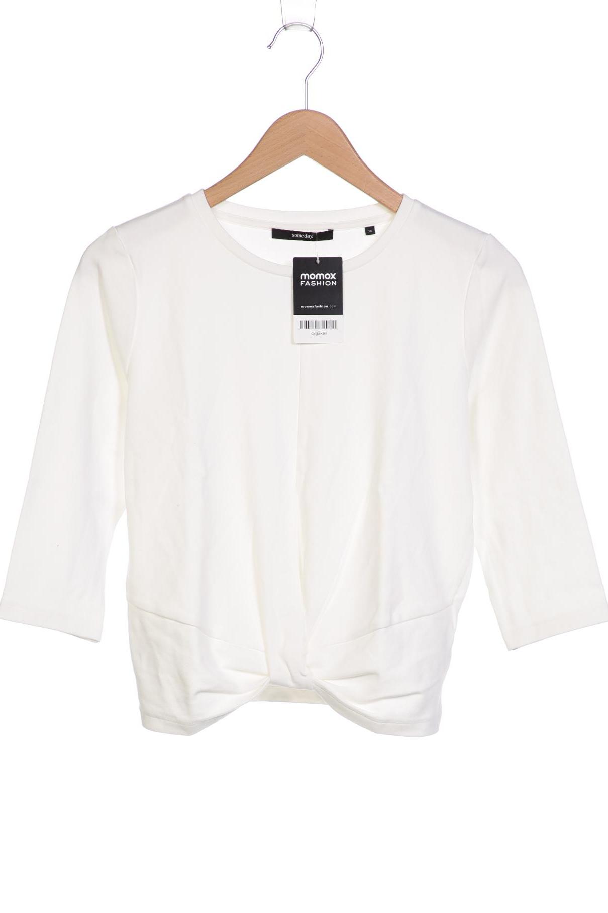 

someday. Damen Langarmshirt, weiß, Gr. 36