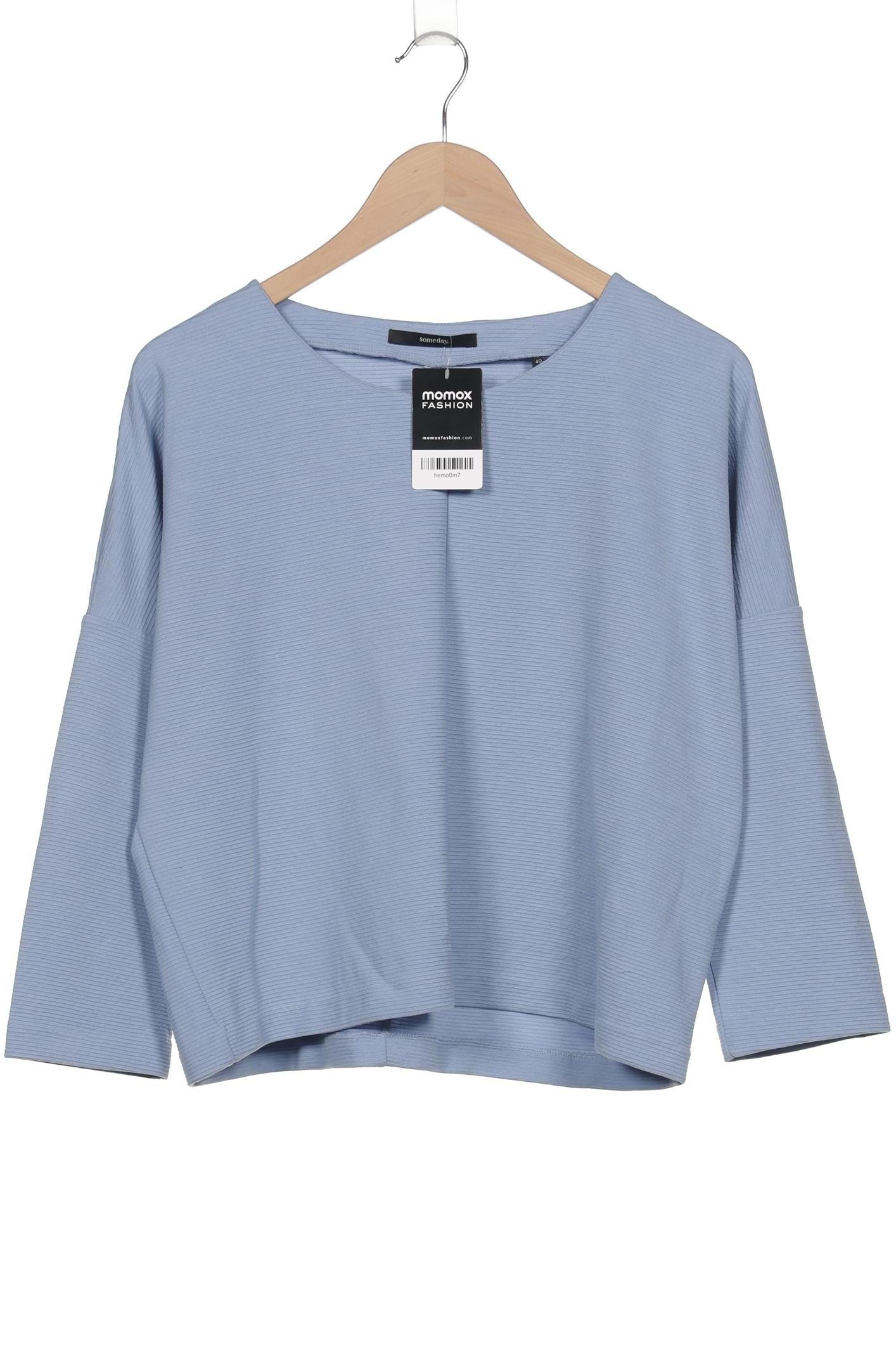 

someday. Damen Langarmshirt, blau, Gr. 40