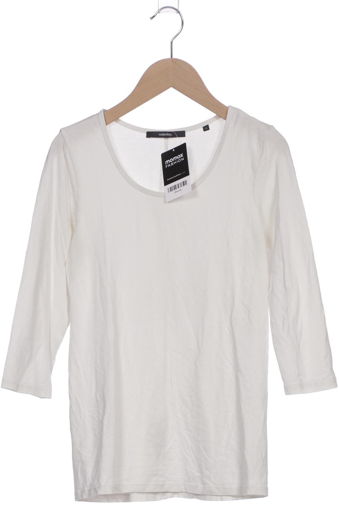 

someday. Damen Langarmshirt, weiß, Gr. 36