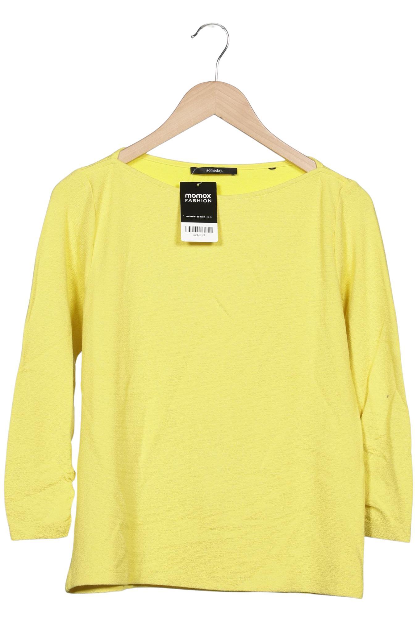 

someday. Damen Langarmshirt, gelb, Gr. 38