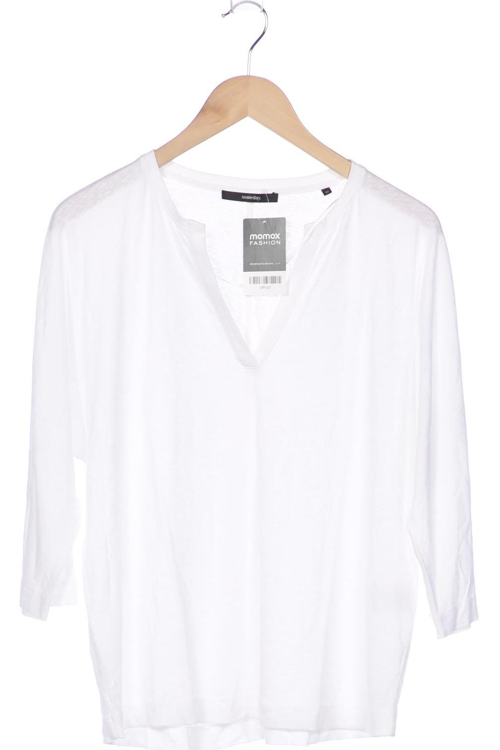 

someday. Damen Langarmshirt, weiß