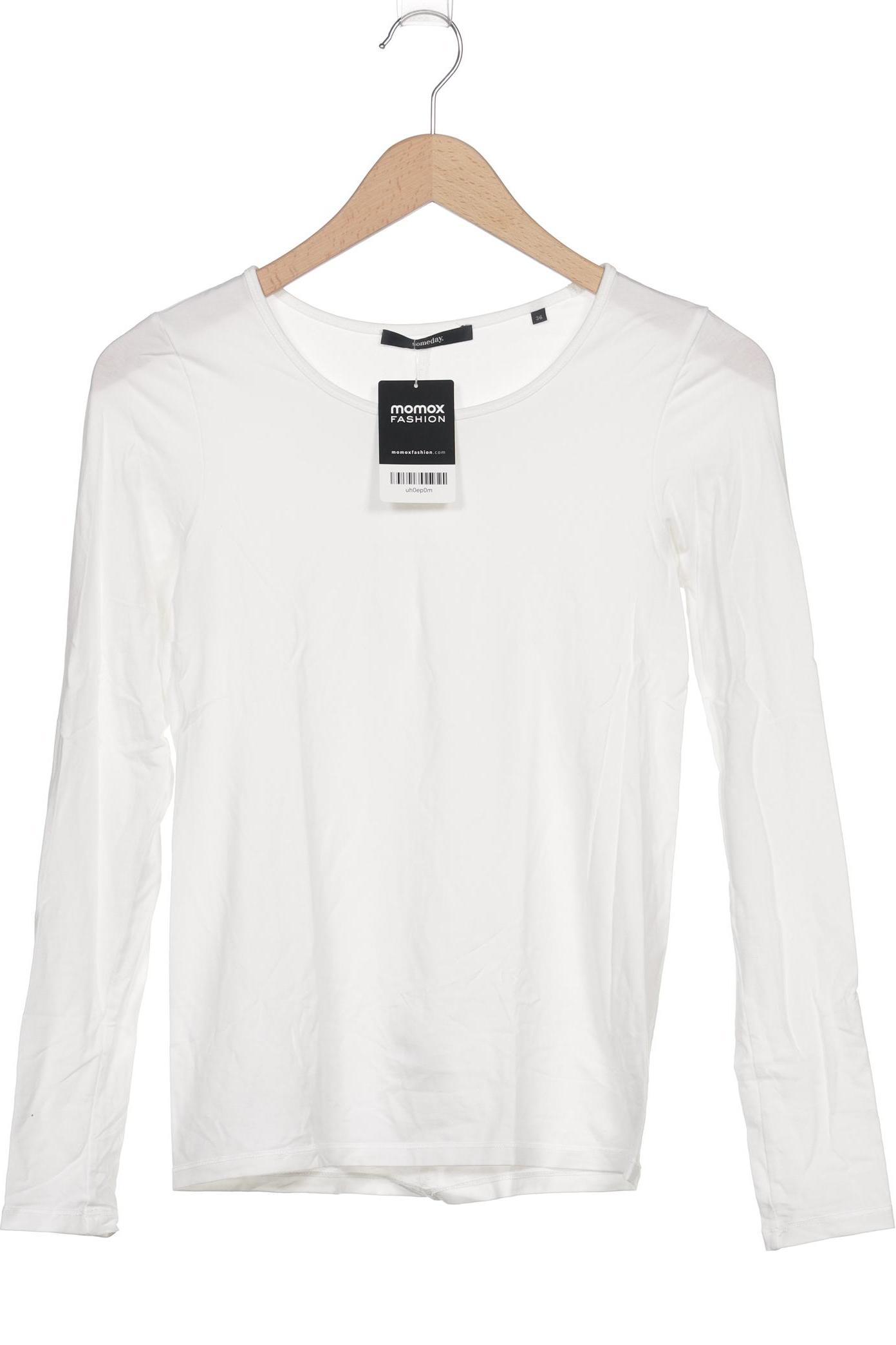 

someday. Damen Langarmshirt, weiß, Gr. 36