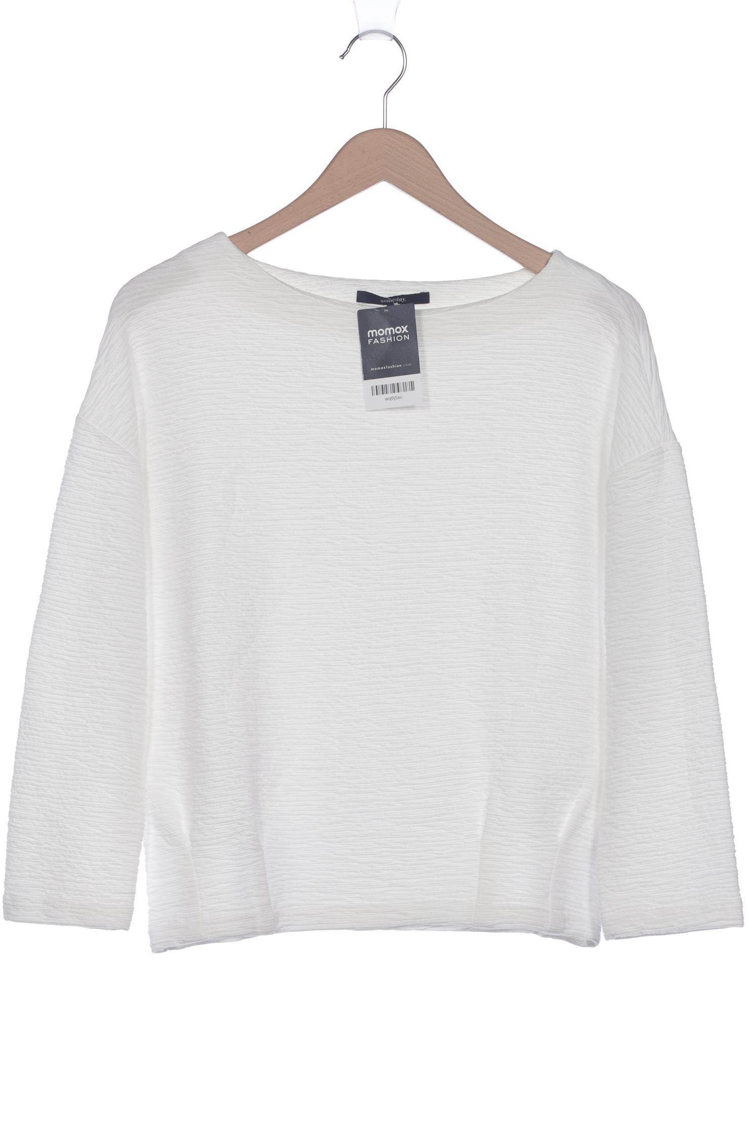 

someday. Damen Langarmshirt, weiß, Gr. 36