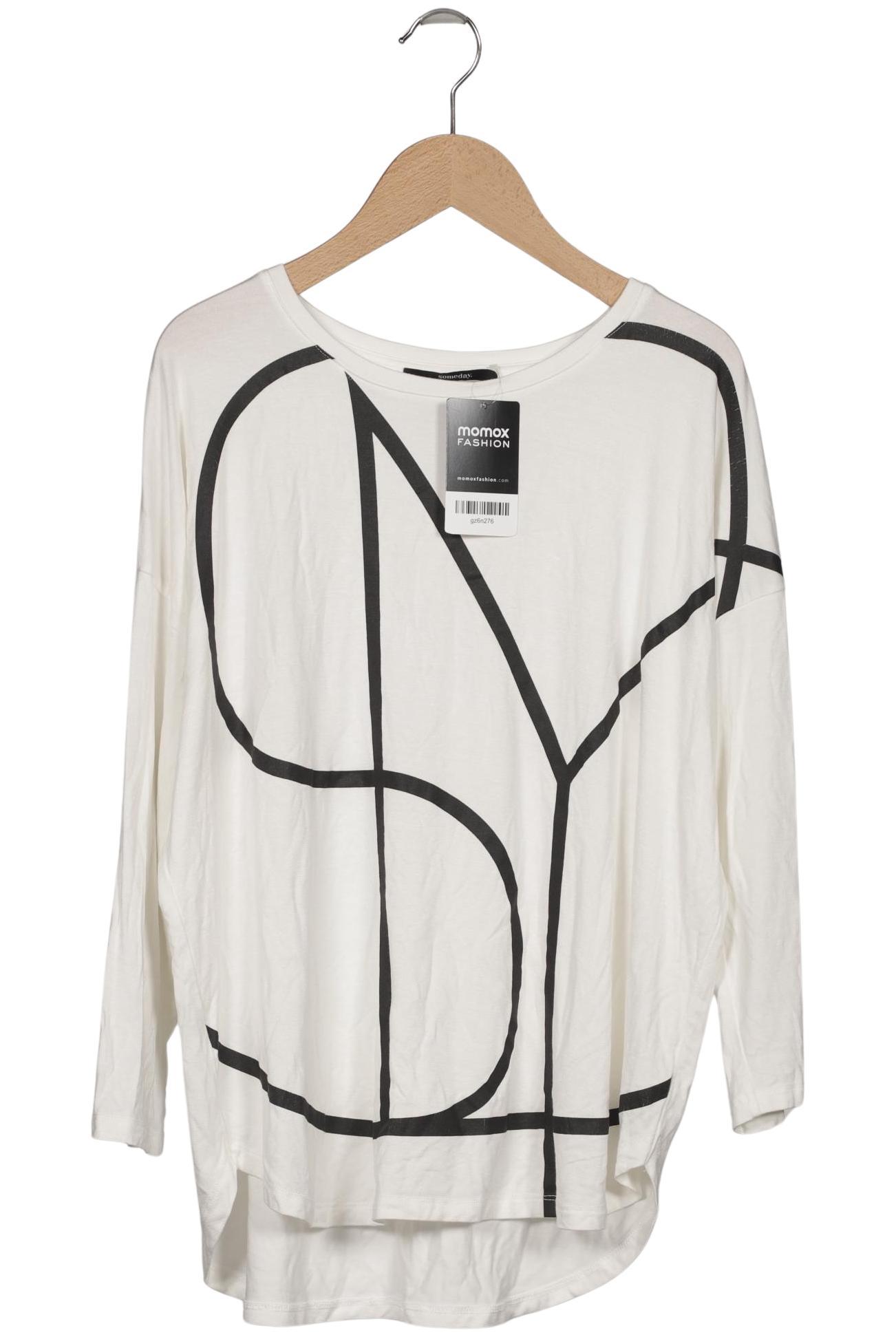 

someday. Damen Langarmshirt, weiß, Gr. 40