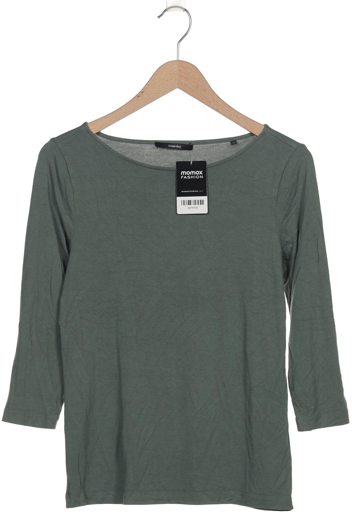 

someday. Damen Langarmshirt, grün, Gr. 38